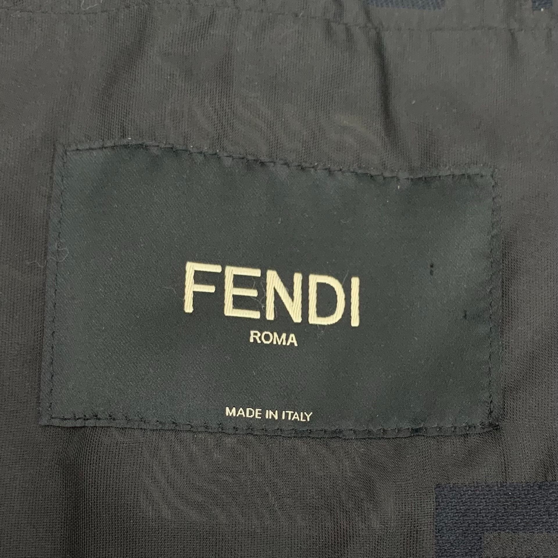 Fendi Fendi FF Jacquard Zip-Up Blouson IT 50 Size US M / EU 48-50 / 2 - 7 Thumbnail