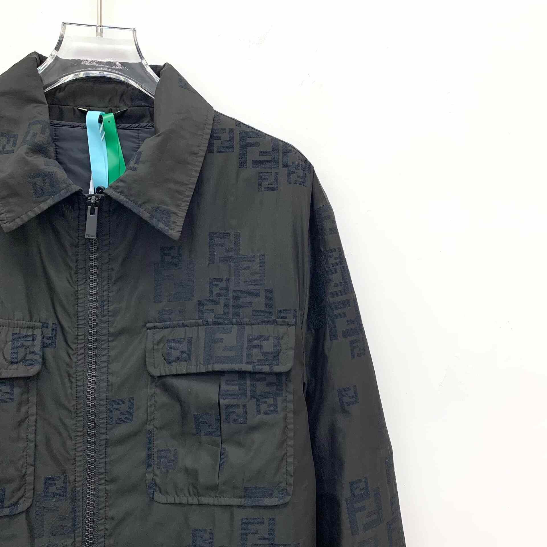 Fendi Fendi FF Jacquard Zip-Up Blouson IT 50 Size US M / EU 48-50 / 2 - 4 Thumbnail