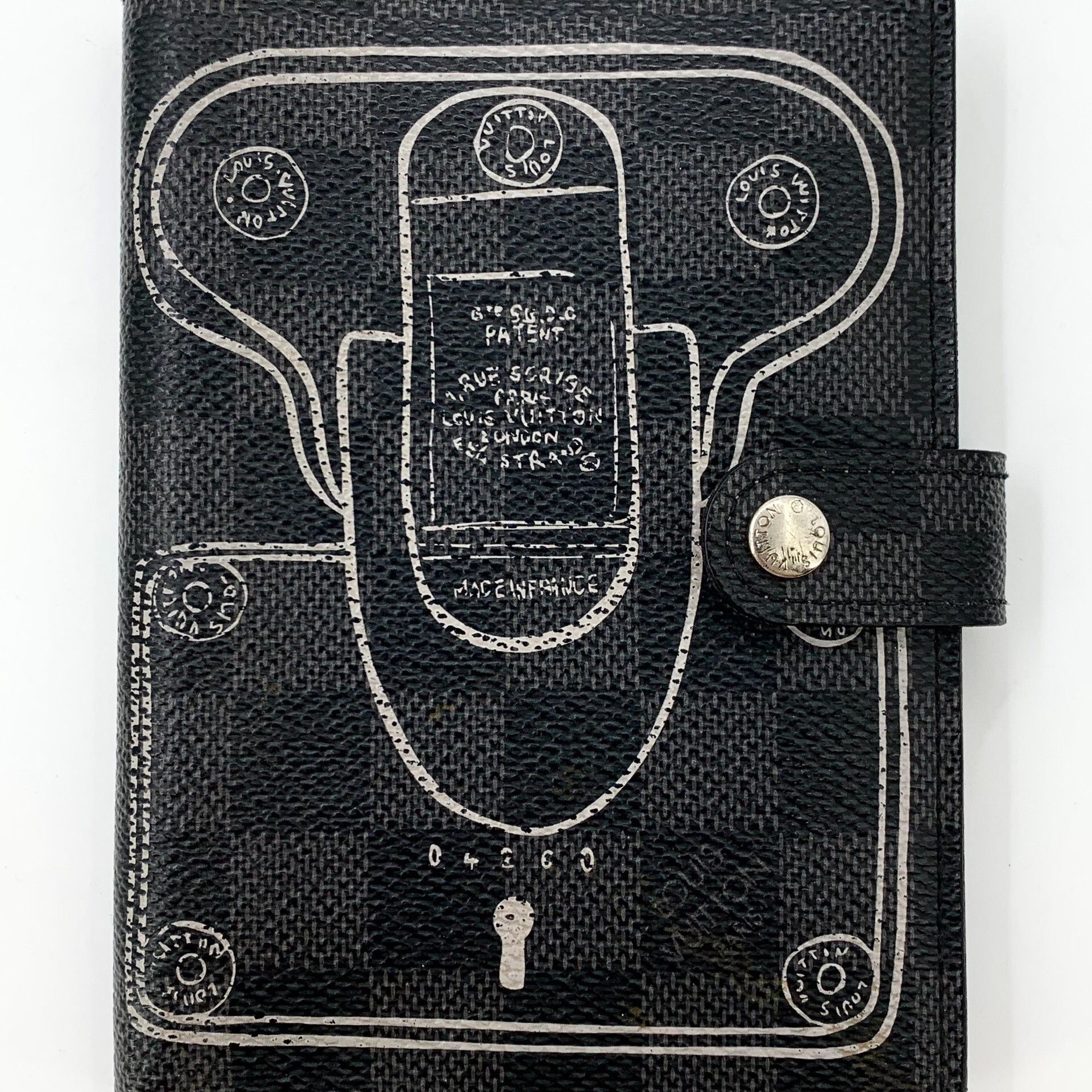 Louis Vuitton Louis Vuitton Damier Graphite Trunk Agenda Cover ONE SIZE Size ONE SIZE - 3 Thumbnail