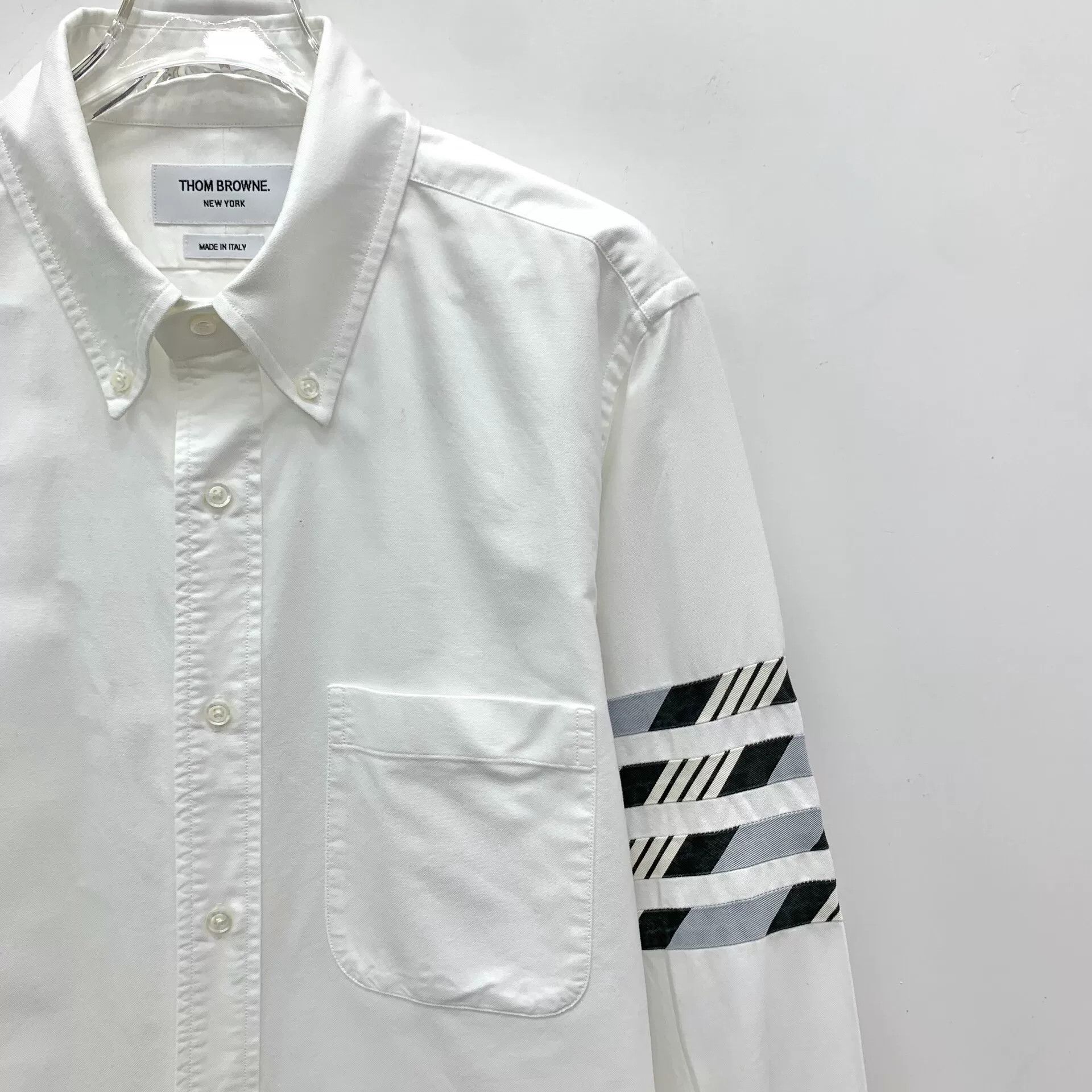 Thom Browne Thom Browne 4-Bar Cotton Shirt Size 2 Size US M / EU 48-50 / 2 - 4 Thumbnail