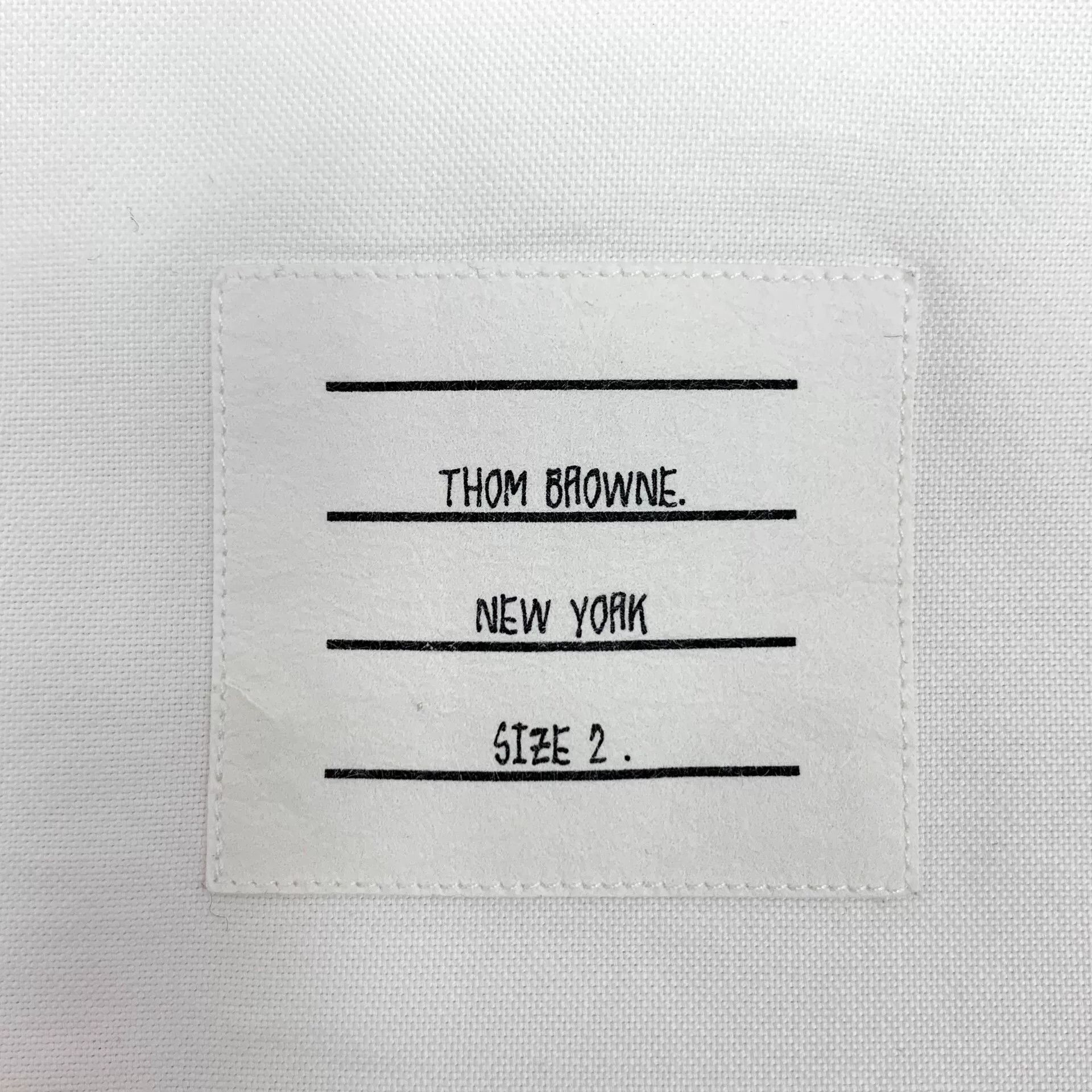 Thom Browne Thom Browne 4-Bar Cotton Shirt Size 2 Size US M / EU 48-50 / 2 - 6 Thumbnail
