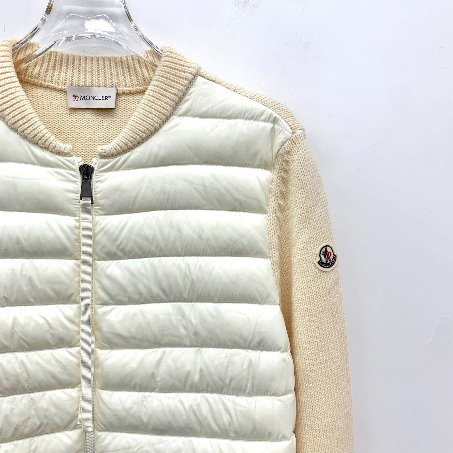 Moncler Moncler Maglione Tricot Down Hybrid Jacket M Size US M / EU 48-50 / 2 - 4 Thumbnail