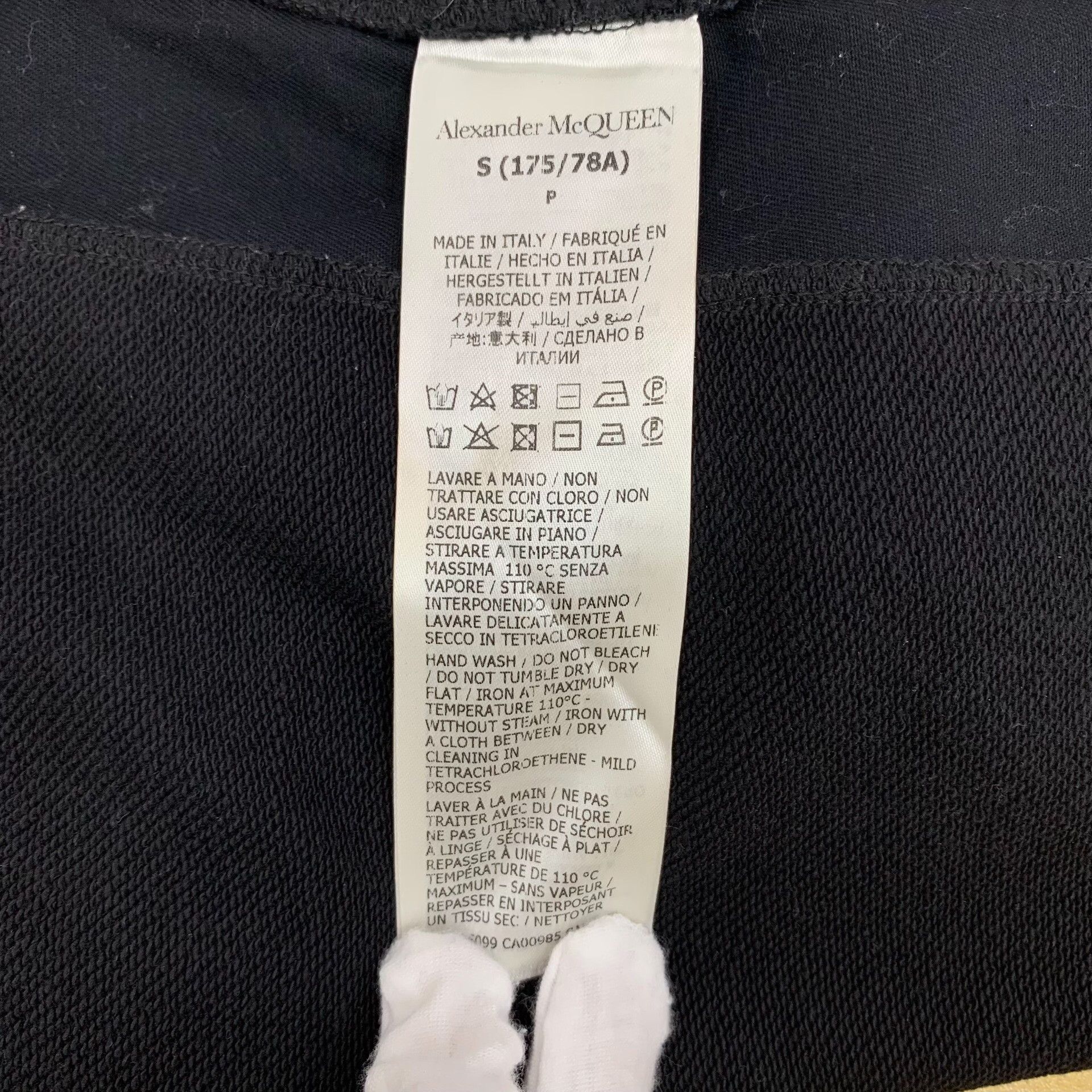 Alexander McQueen Alexander McQueen Logo Embroidered Cotton Joggers S Size US 30 / EU 46 - 8 Thumbnail