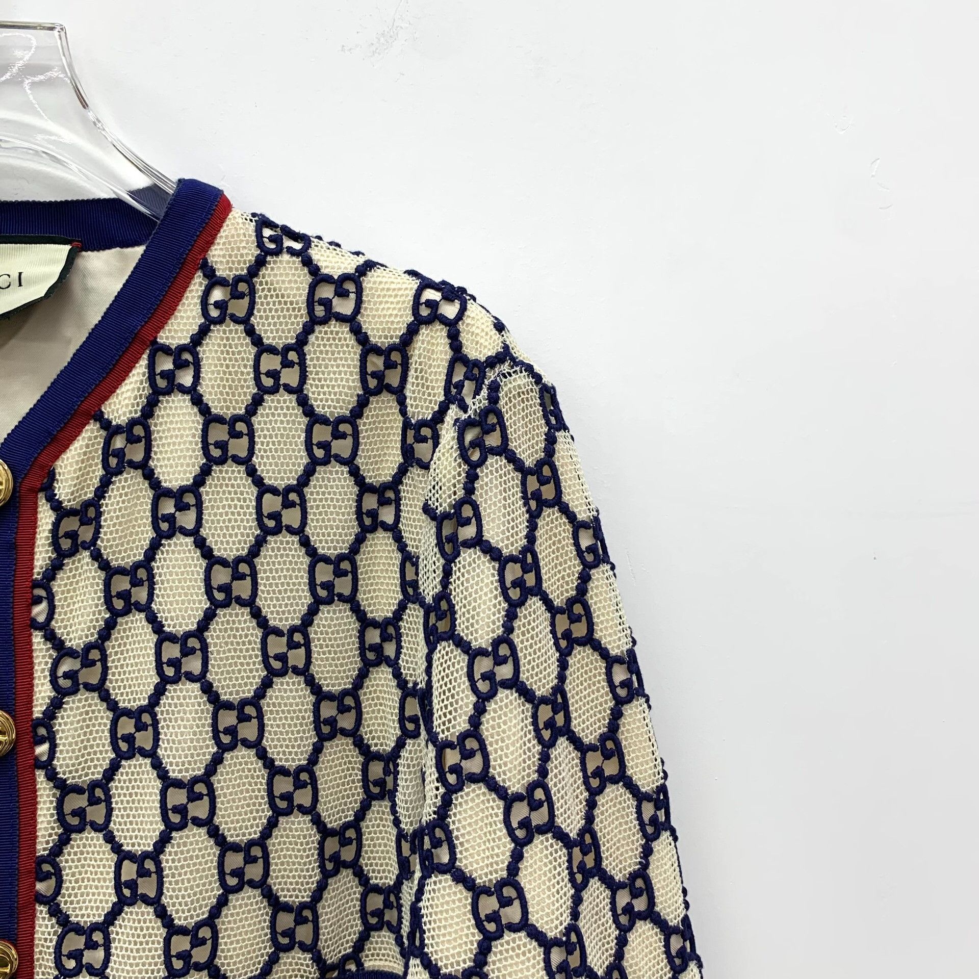 Gucci Gucci Monogram Jacquard Cotton Jacket 44 Size US S / EU 44-46 / 1 - 4 Thumbnail