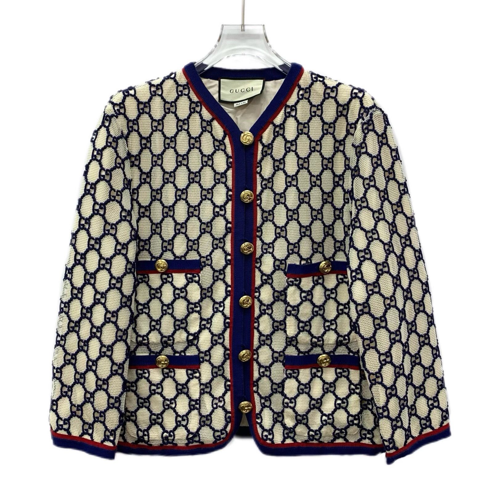 Gucci Gucci Monogram Jacquard Cotton Jacket 44 Size US S / EU 44-46 / 1 - 2 Thumbnail