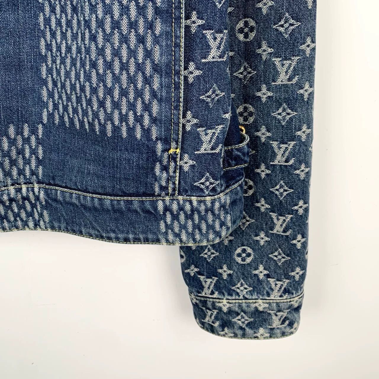 Louis Vuitton Louis Vuitton x Nigo Monogram Patchwork Denim Jacket 50 Size US M / EU 48-50 / 2 - 6 Thumbnail