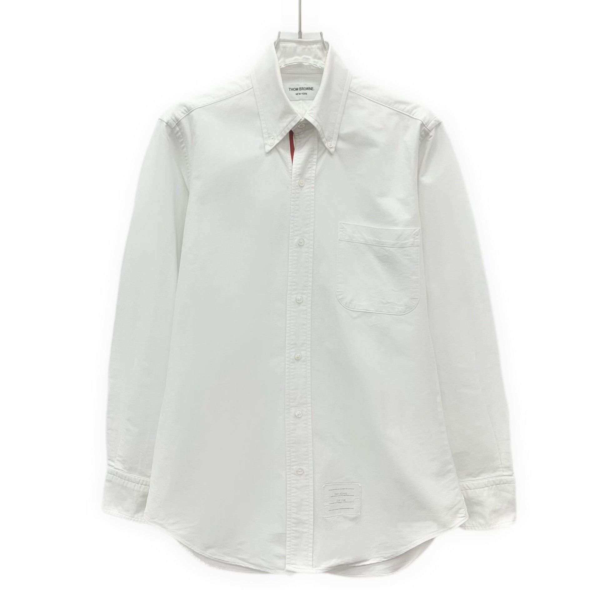 Thom Browne Thom Browne White Cotton Oxford Shirt Size 0 Size US XS / EU 42 / 0 - 2 Thumbnail
