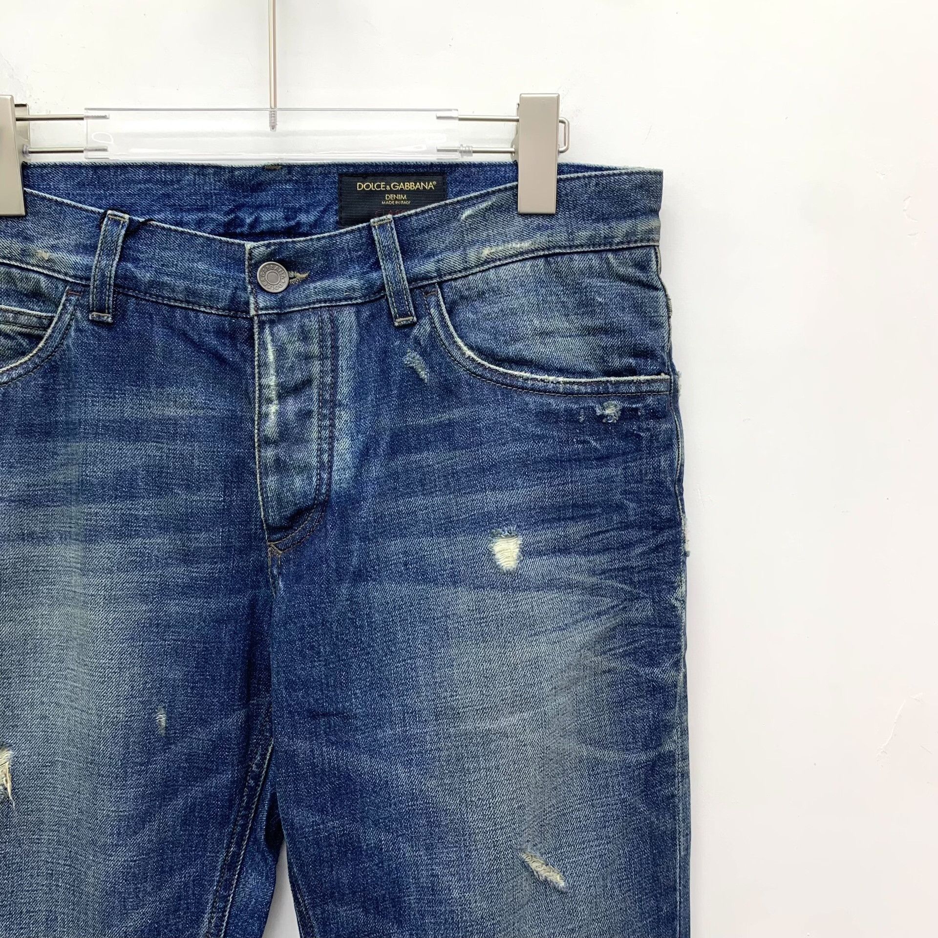 Dolce & Gabbana Dolce & Gabbana Distressed Classic Denim Jeans 48 Size US 32 / EU 48 - 4 Thumbnail