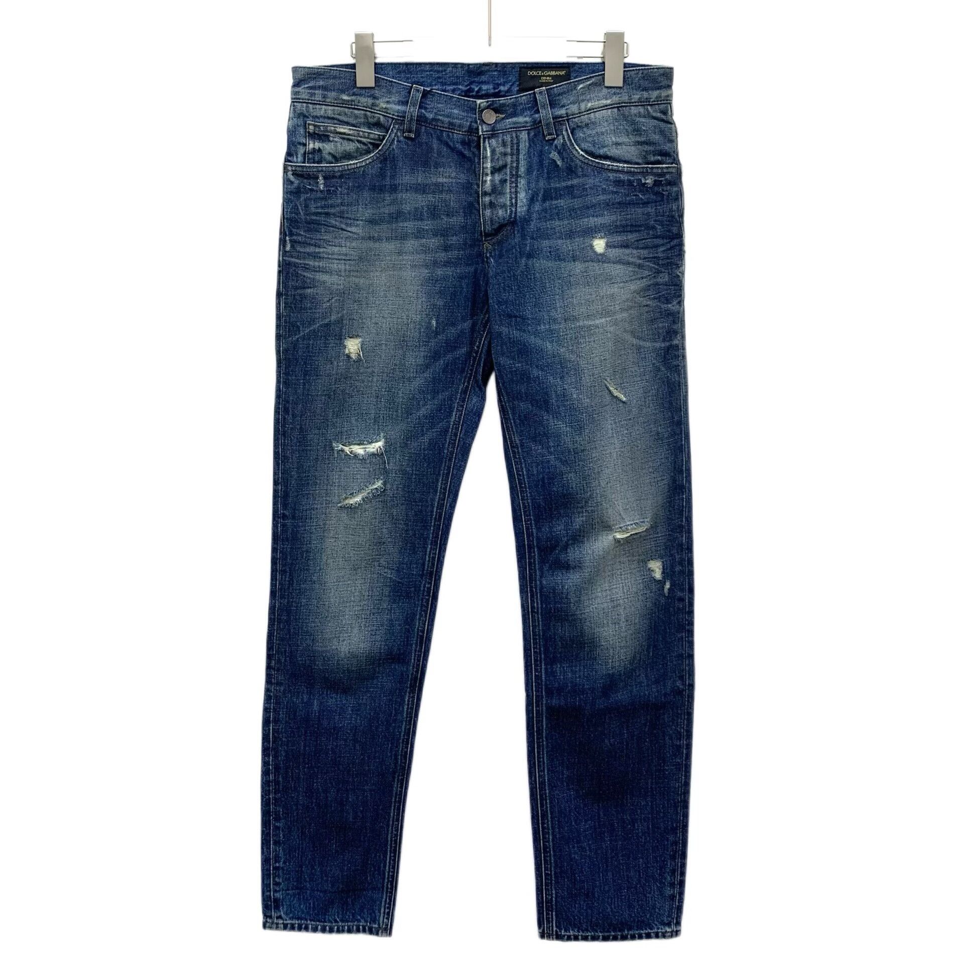 Dolce & Gabbana Dolce & Gabbana Distressed Classic Denim Jeans 48 Size US 32 / EU 48 - 2 Thumbnail