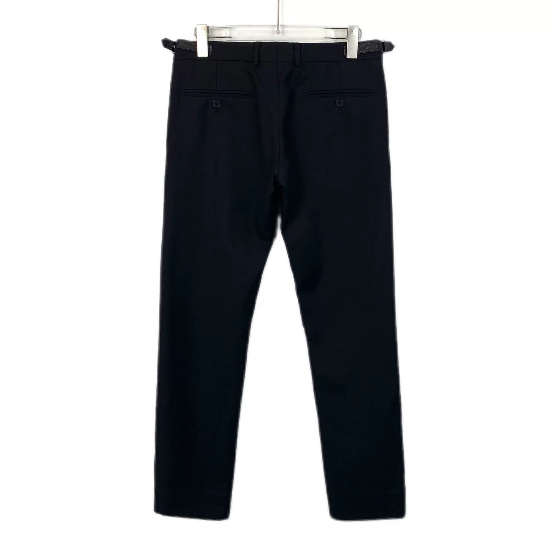 Saint Laurent Paris Saint Laurent Black Virgin Wool Casual Pants 46 Size US 30 / EU 46 - 3 Thumbnail