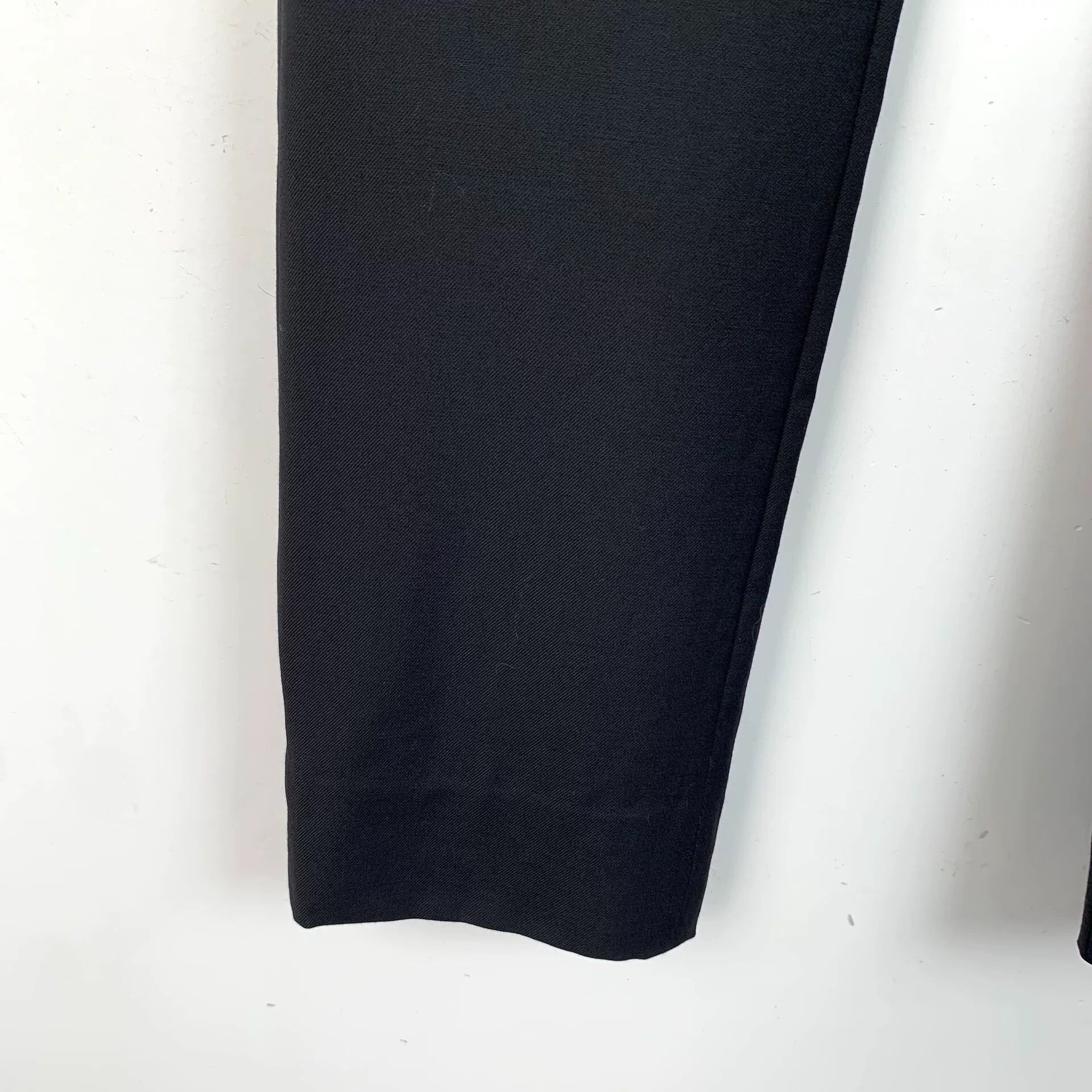Saint Laurent Paris Saint Laurent Black Virgin Wool Casual Pants 46 Size US 30 / EU 46 - 6 Thumbnail
