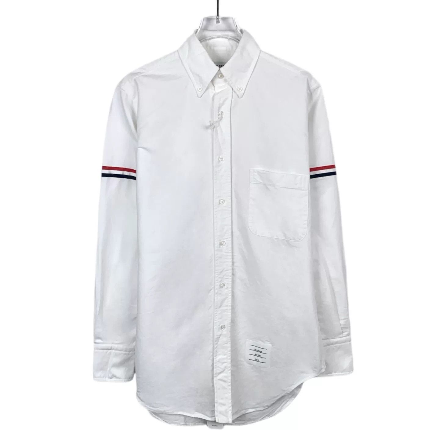 Thom Browne Thom Browne Tricolor Armband White Shirt Size 0 Size US XS / EU 42 / 0 - 2 Thumbnail