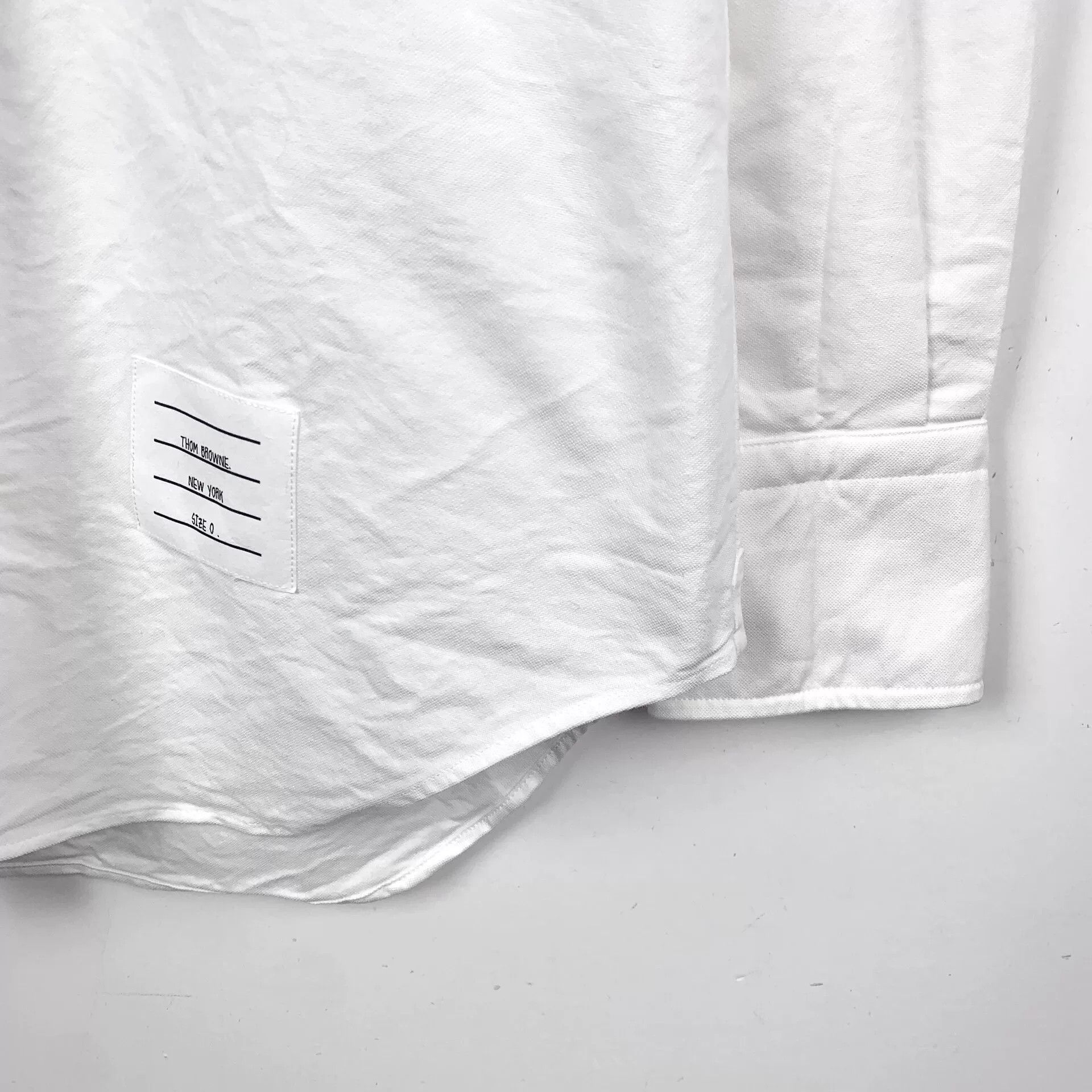 Thom Browne Thom Browne Tricolor Armband White Shirt Size 0 Size US XS / EU 42 / 0 - 6 Thumbnail