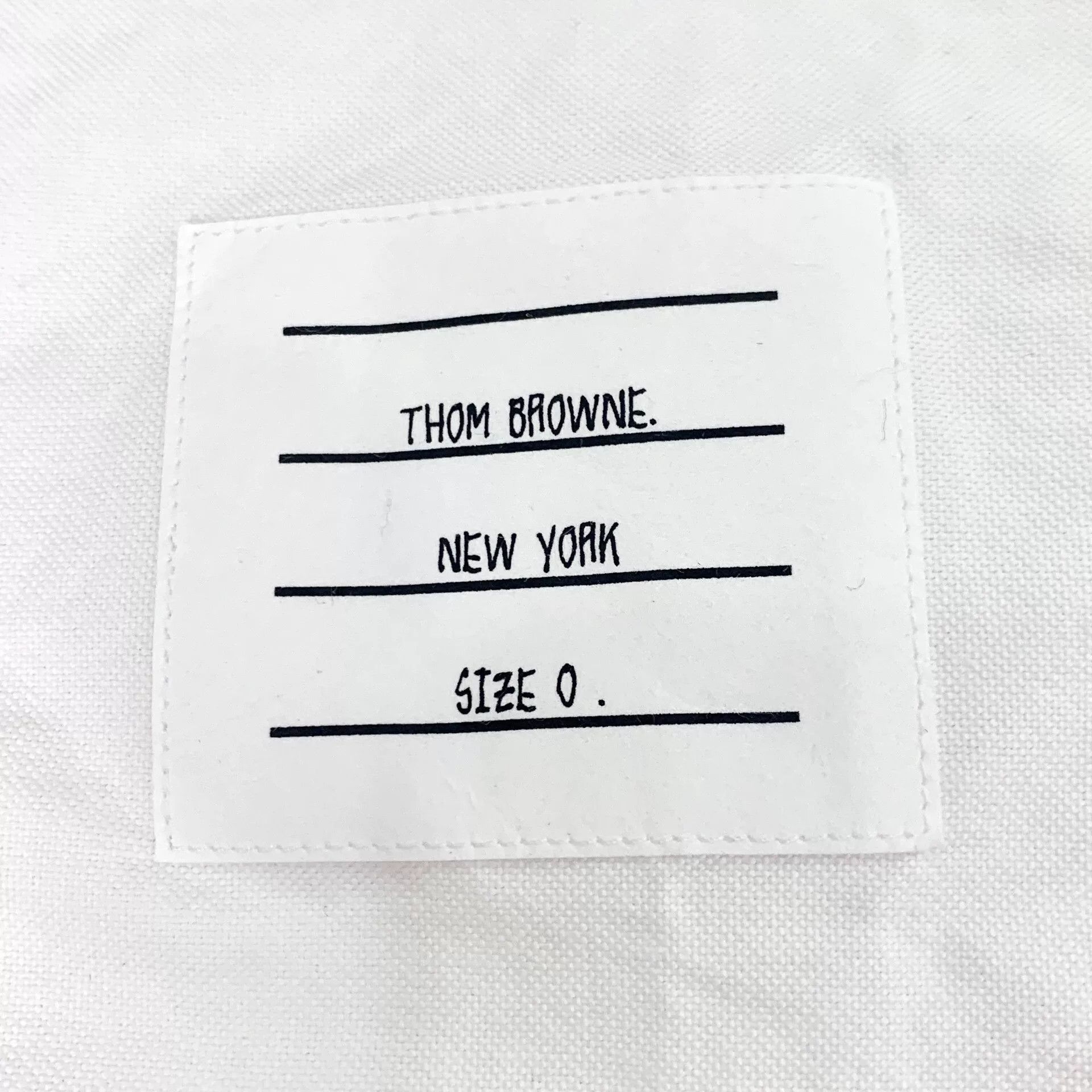 Thom Browne Thom Browne Tricolor Armband White Shirt Size 0 Size US XS / EU 42 / 0 - 7 Thumbnail