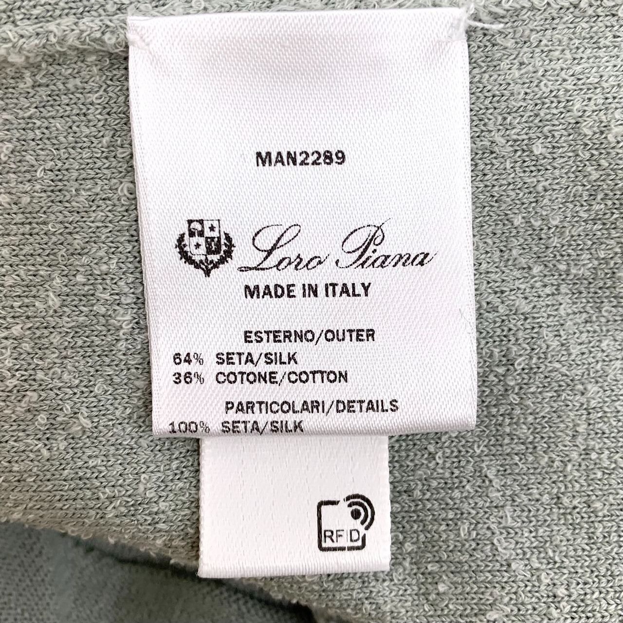 Loro Piana Loro Piana Silk Cotton Knit T-Shirt Size S Size US S / EU 44-46 / 1 - 7 Thumbnail
