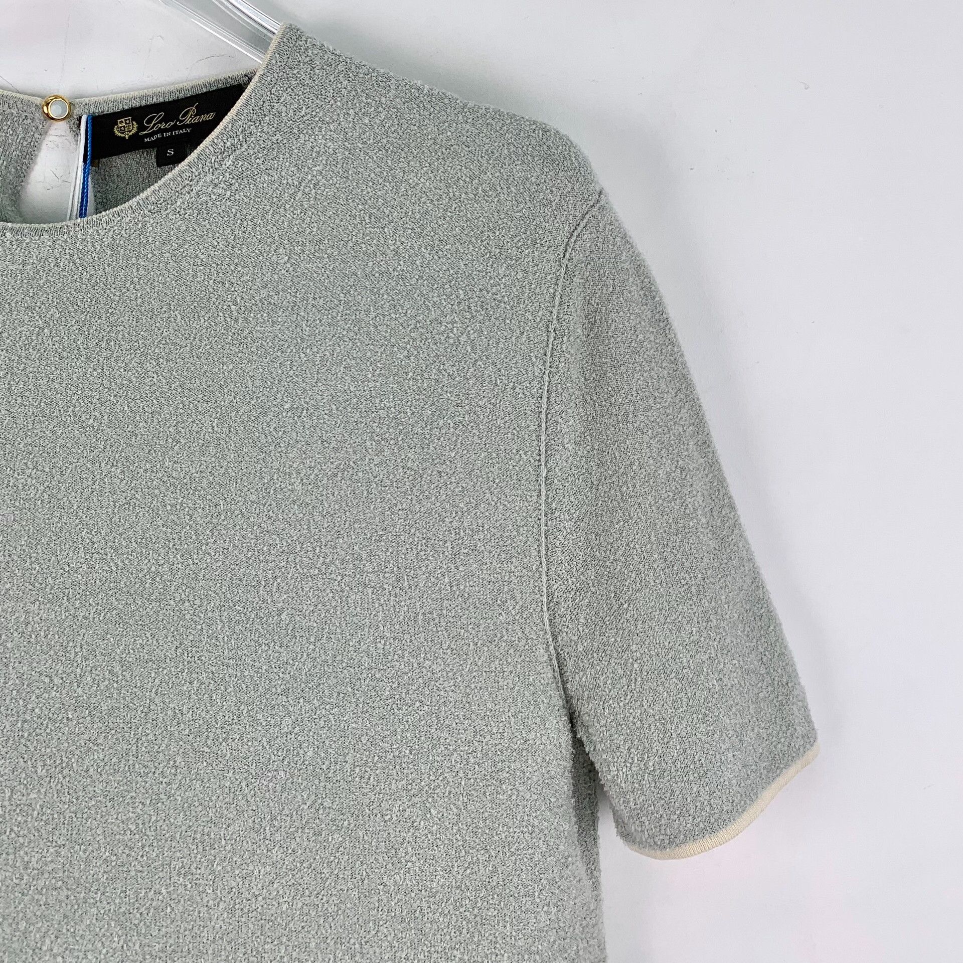 Loro Piana Loro Piana Silk Cotton Knit T-Shirt Size S Size US S / EU 44-46 / 1 - 4 Thumbnail