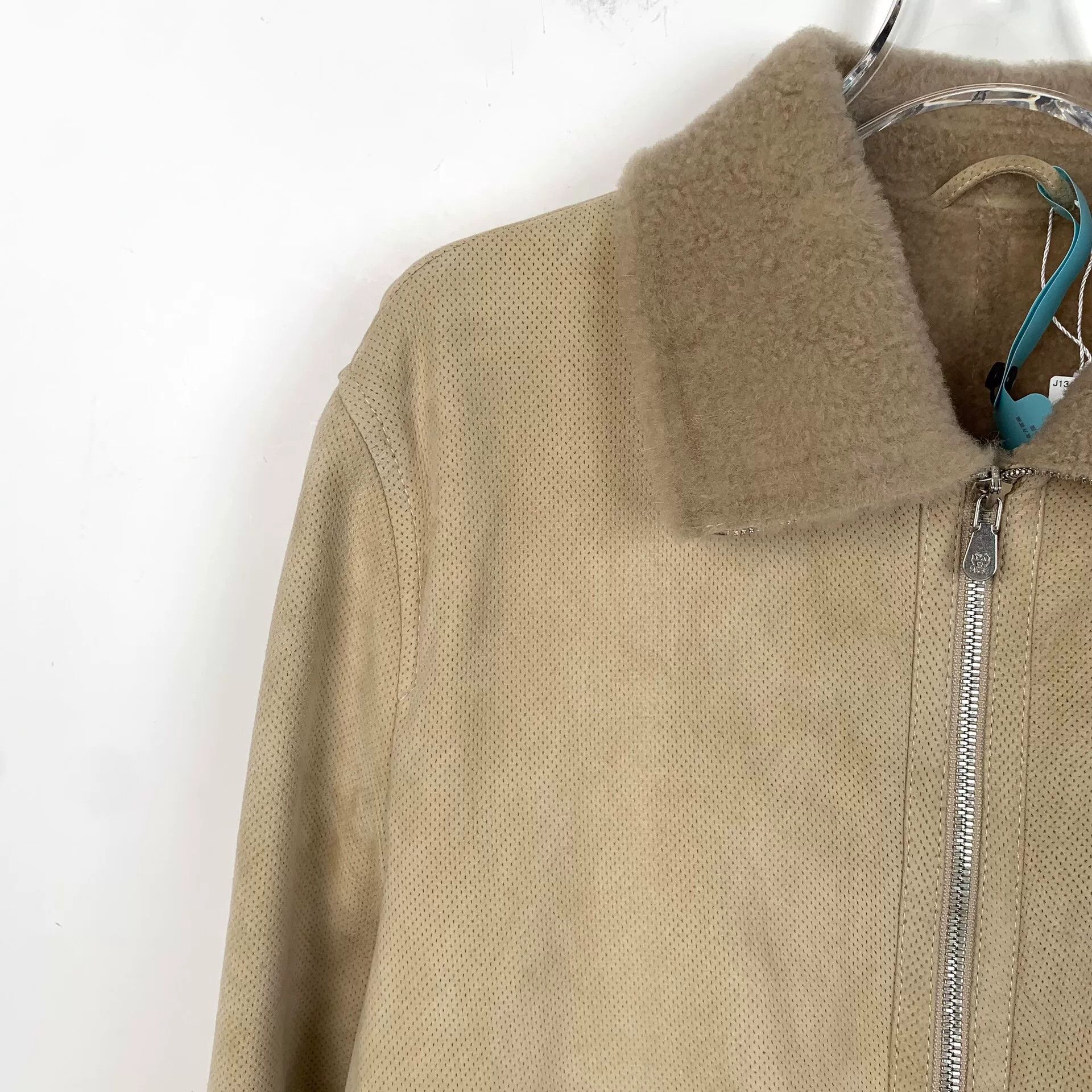 Brunello Cucinelli Brunello Cucinelli Perforated Cotton Zip Jacket Size XS Size US XS / EU 42 / 0 - 4 Thumbnail