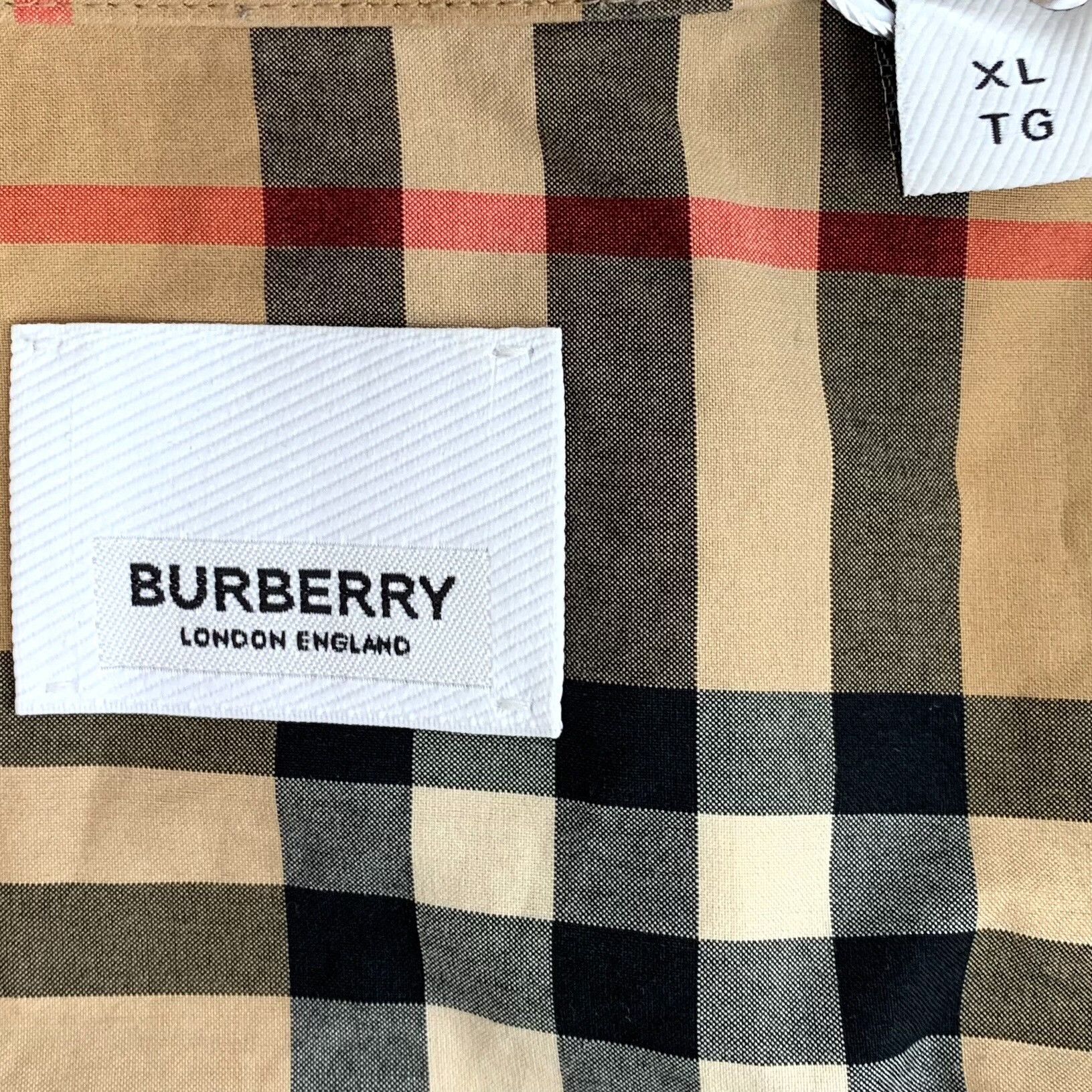Burberry Burberry Classic Check Short Sleeve Shirt XL Size US XL / EU 56 / 4 - 6 Thumbnail