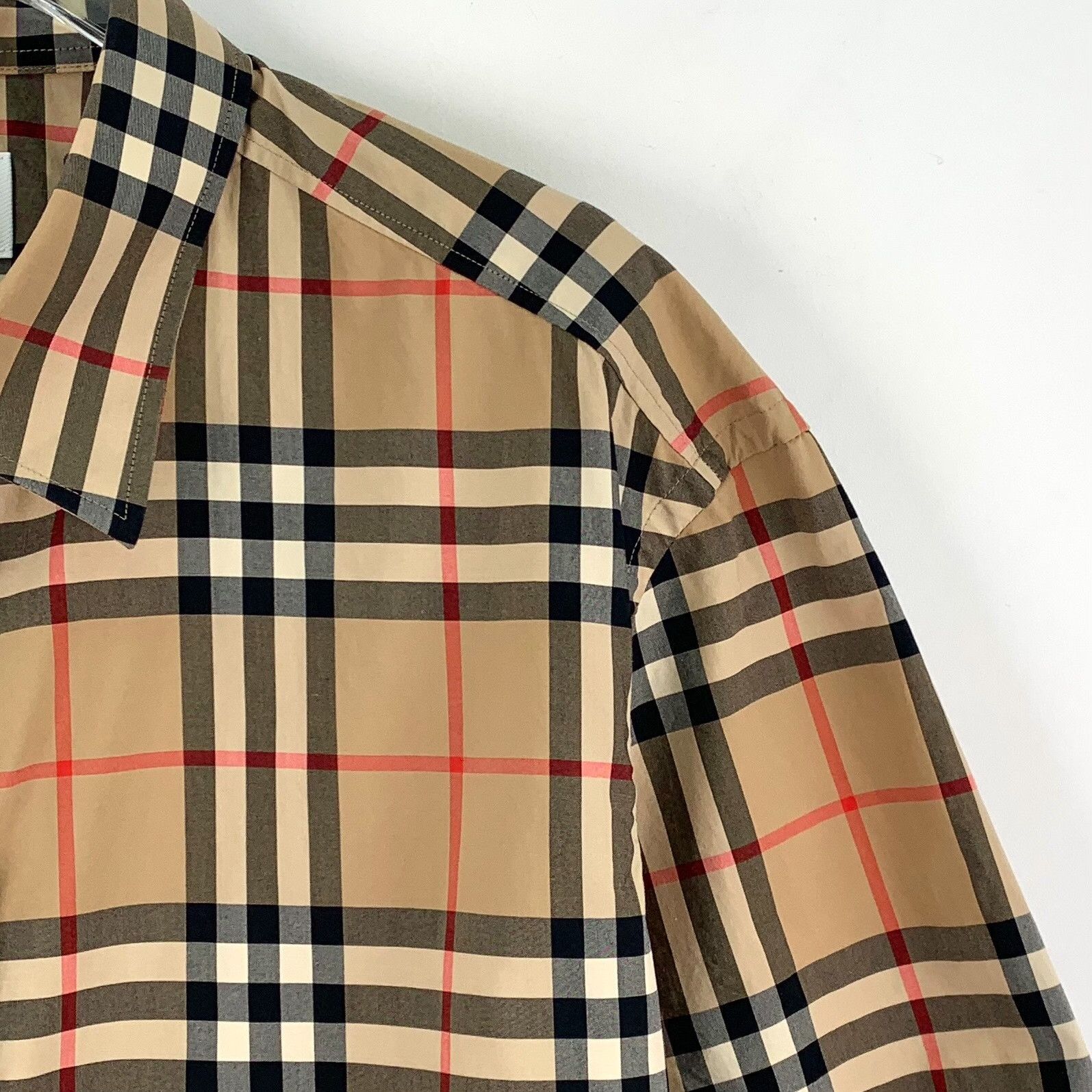 Burberry Burberry Classic Check Short Sleeve Shirt XL Size US XL / EU 56 / 4 - 4 Thumbnail