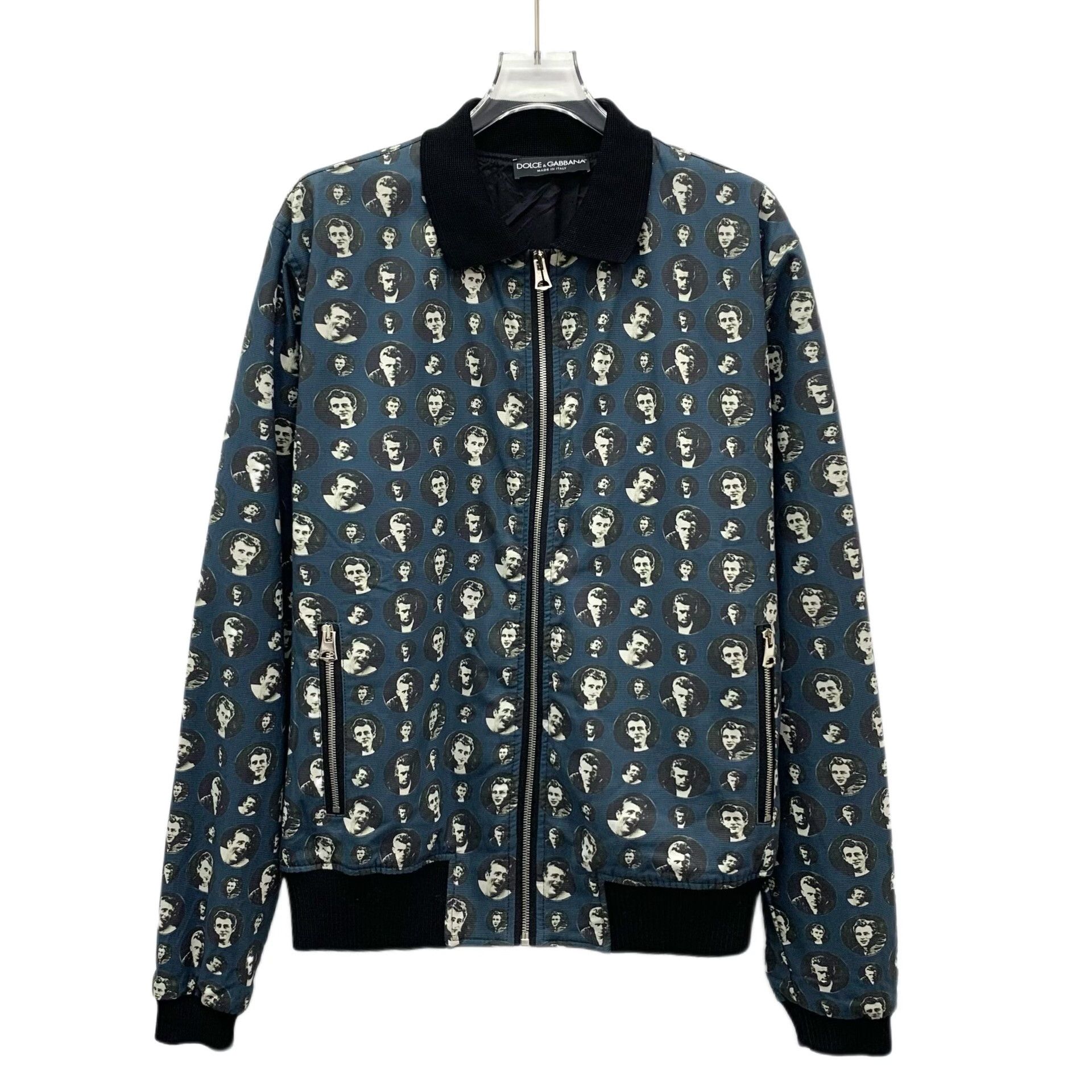 Dolce & Gabbana Dolce & Gabbana Face Print Zip Jacket Size 50 Size US M / EU 48-50 / 2 - 2 Thumbnail