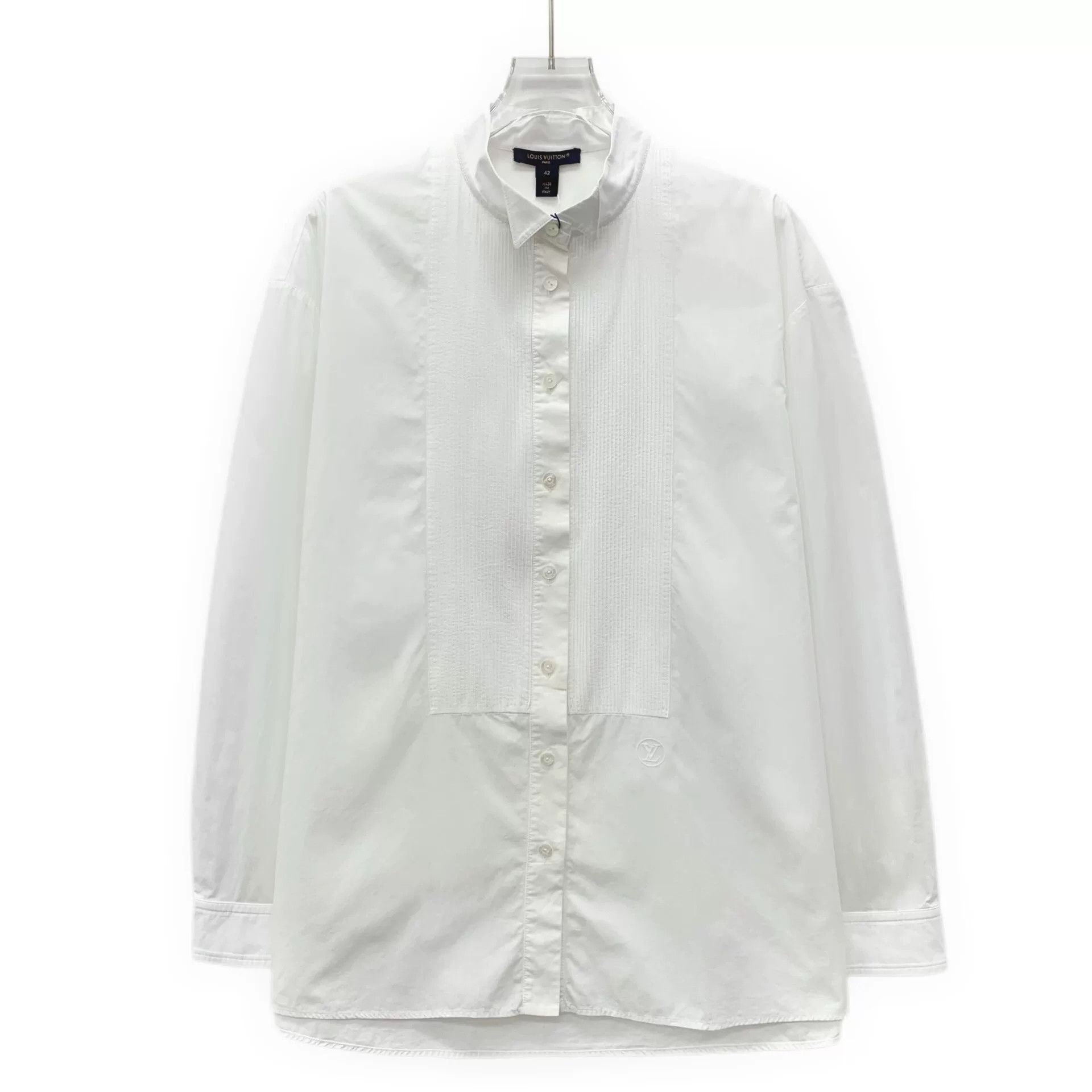 Louis Vuitton Louis Vuitton Embroidered Logo Shirt 42 Size US L / EU 52-54 / 3 - 2 Thumbnail