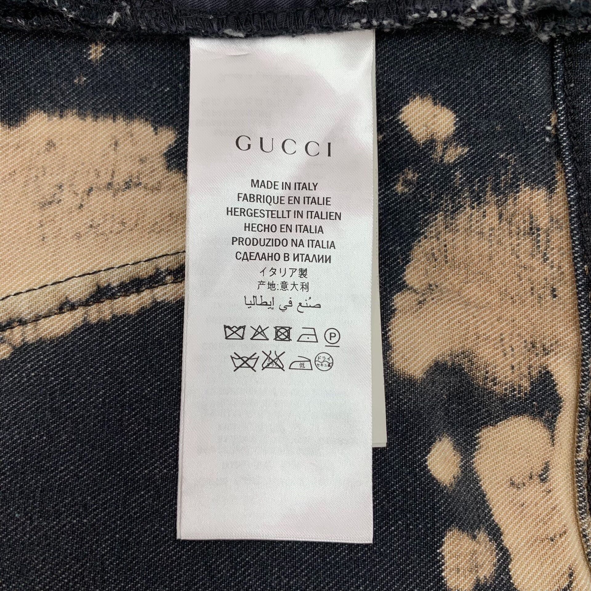 Gucci Gucci Tiger Flower Embroidered Bleached Jeans Size 32 Size US 32 / EU 48 - 8 Thumbnail