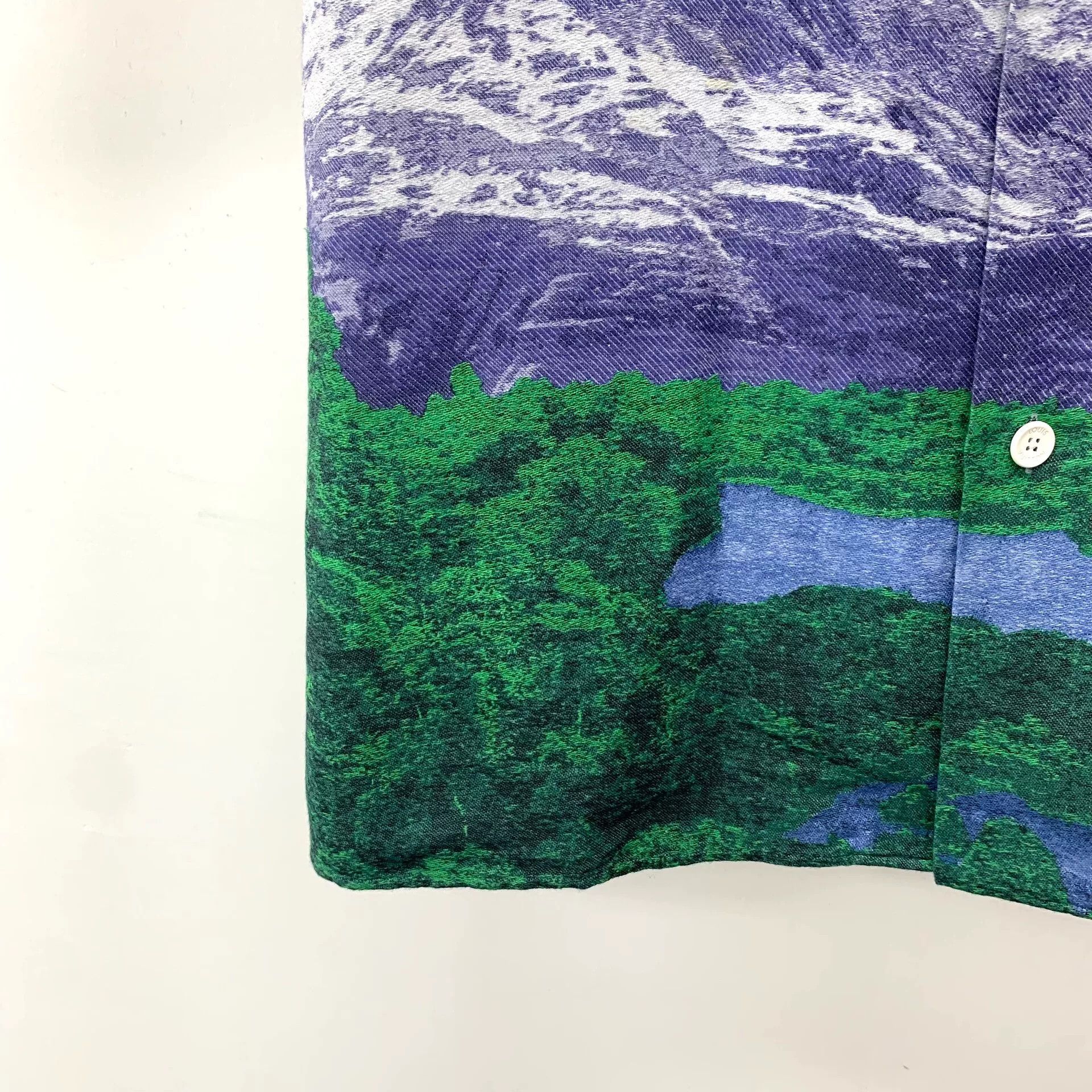 Louis Vuitton Louis Vuitton Amen Break Landscape Print Shirt XXL Size US XXL / EU 58 / 5 - 5 Thumbnail