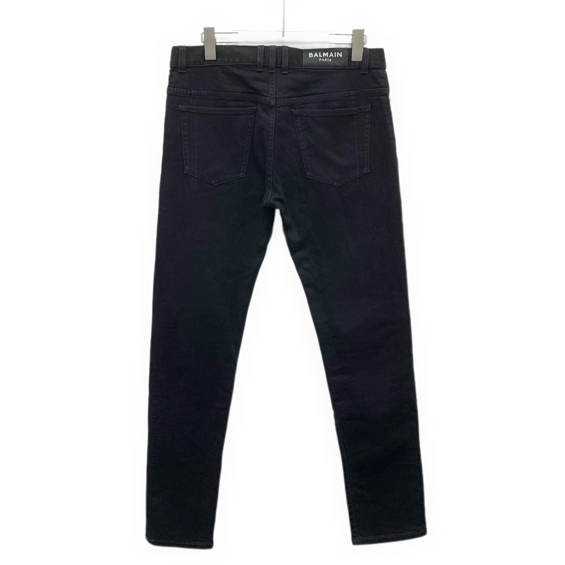 Balmain Balmain Distressed Rhinestone Slim Jeans 31 Size US 31 - 3 Thumbnail