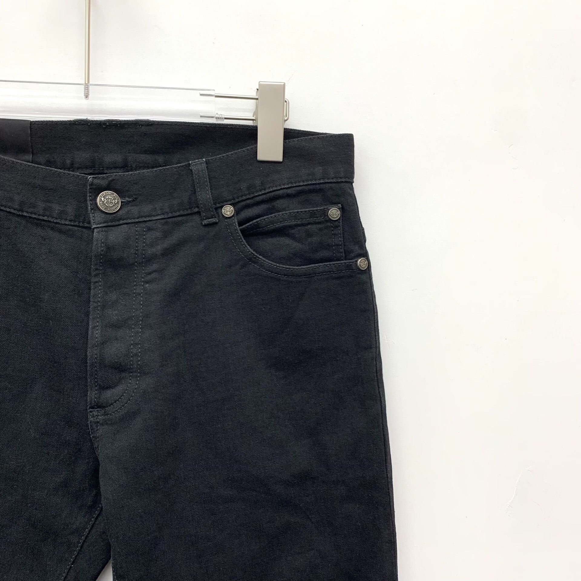 Balmain Balmain Distressed Rhinestone Slim Jeans 31 Size US 31 - 4 Thumbnail