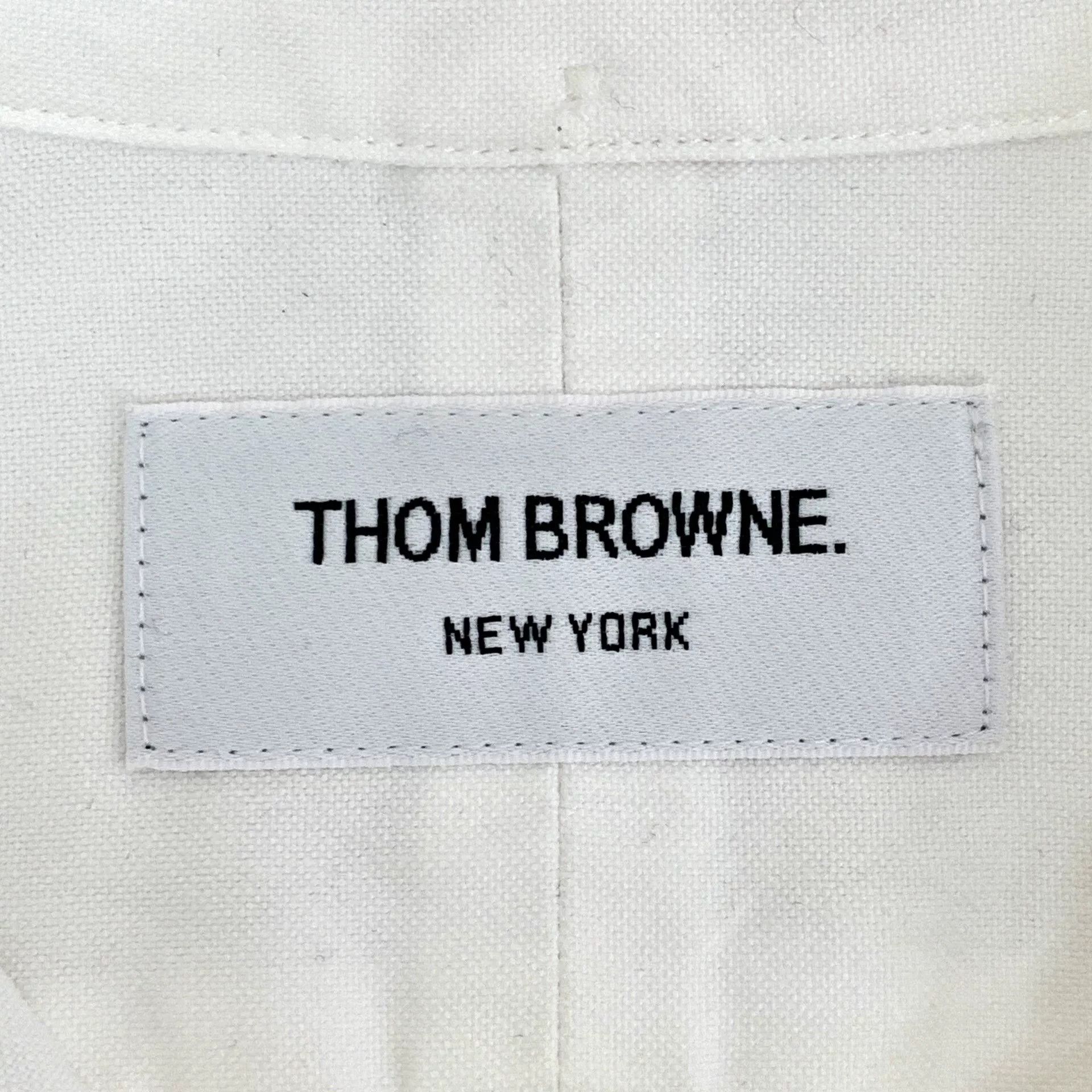 Thom Browne Thom Browne Striped Sleeve Button Up Shirt Size S Size US S / EU 44-46 / 1 - 8 Thumbnail