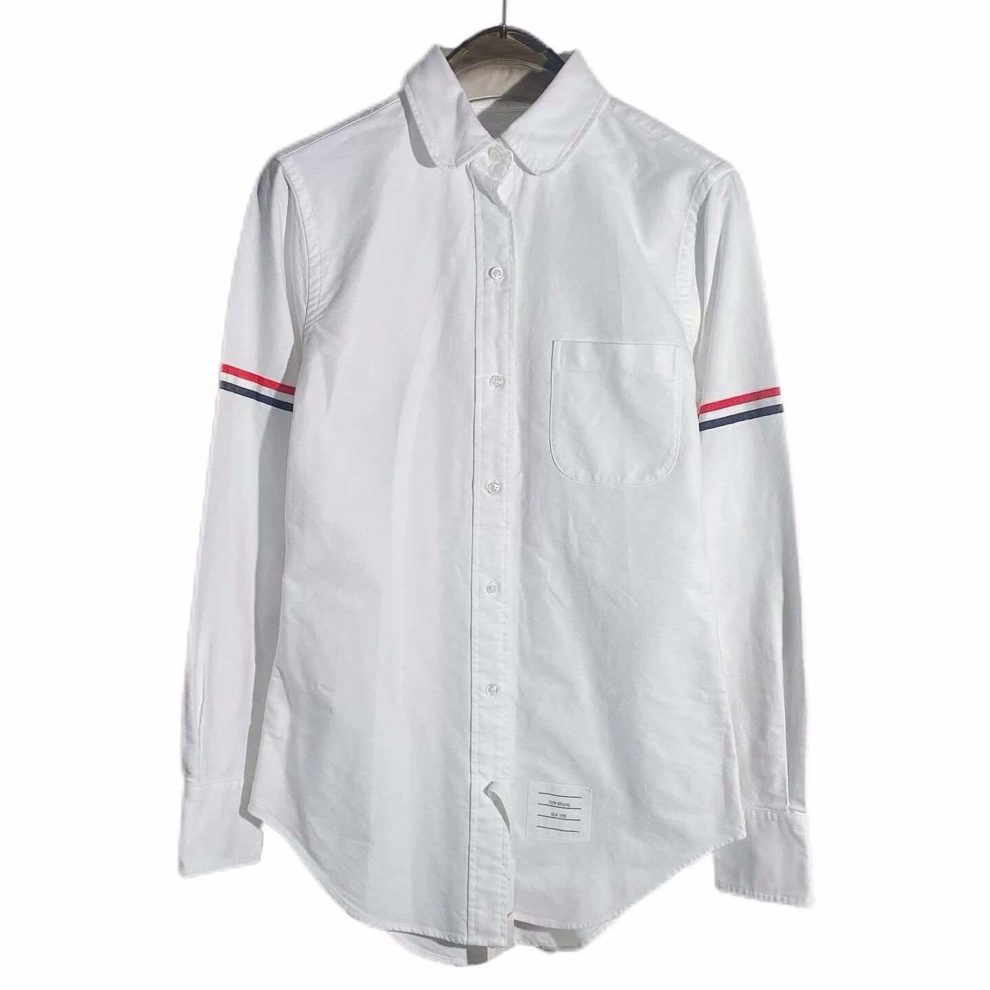 Thom Browne Thom Browne Striped Sleeve Button Up Shirt Size S Size US S / EU 44-46 / 1 - 2 Thumbnail