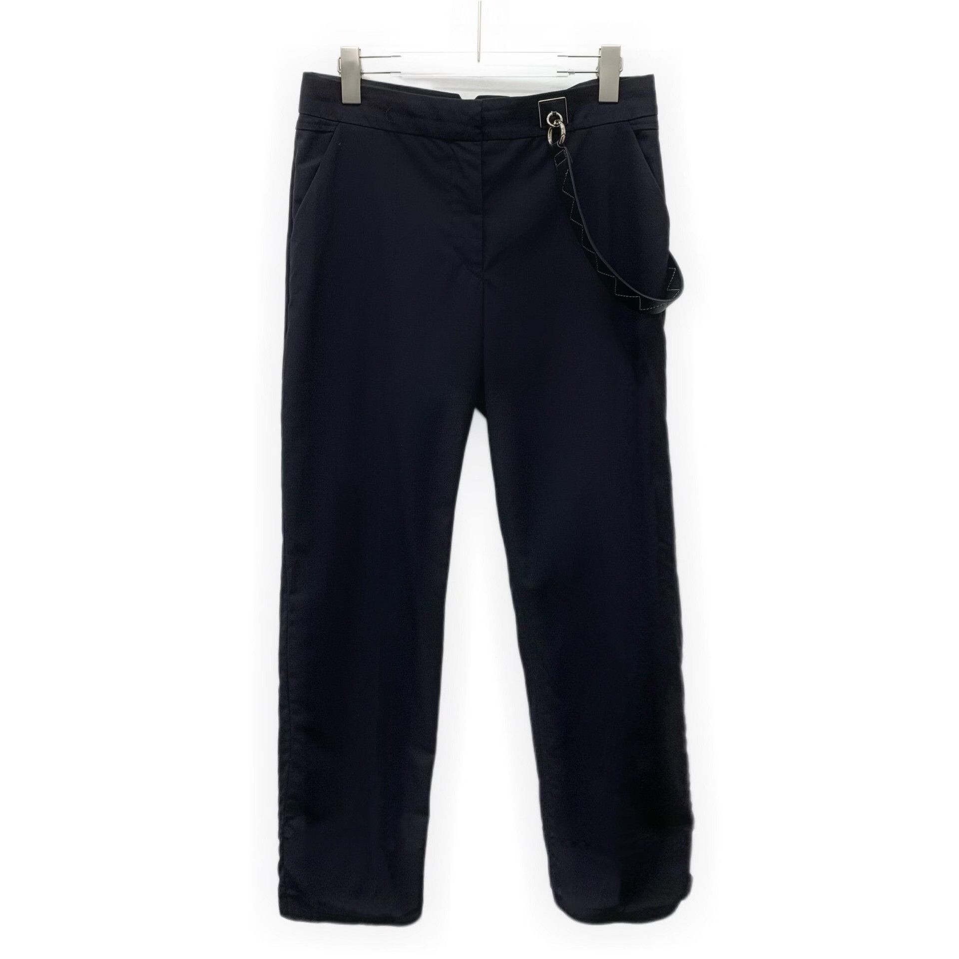 Louis Vuitton Louis Vuitton Leather Strap Wool Pants FR 38 Size 27" / US 4 / IT 40 - 2 Thumbnail