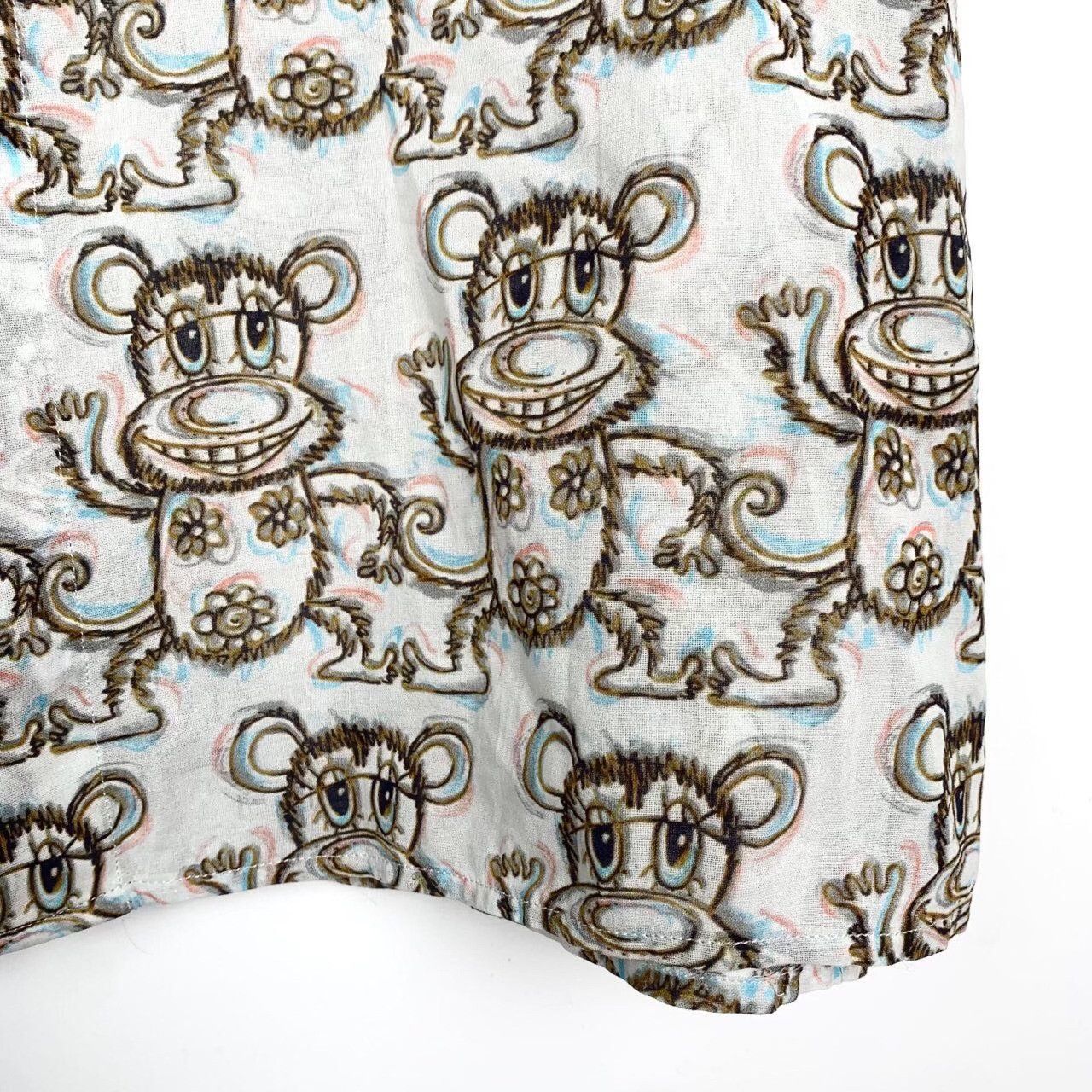 Dior Dior x Kenny Scharf Monkey Print Short Sleeve Shirt 41 Size US L / EU 52-54 / 3 - 5 Thumbnail