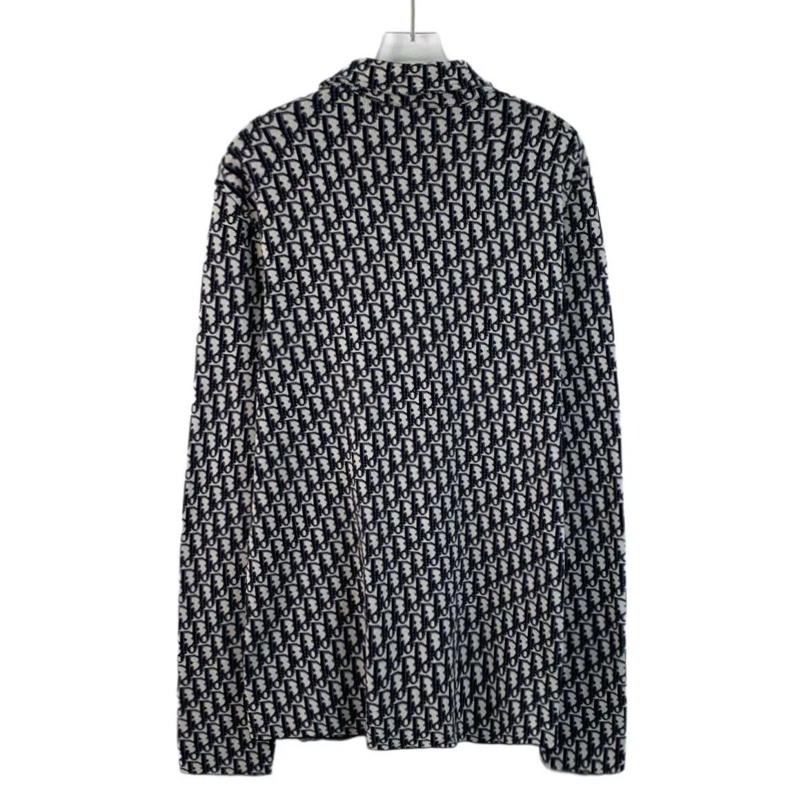 Dior Dior Oblique Jacquard Long Sleeve Shirt Size M Size US M / EU 48-50 / 2 - 3 Thumbnail
