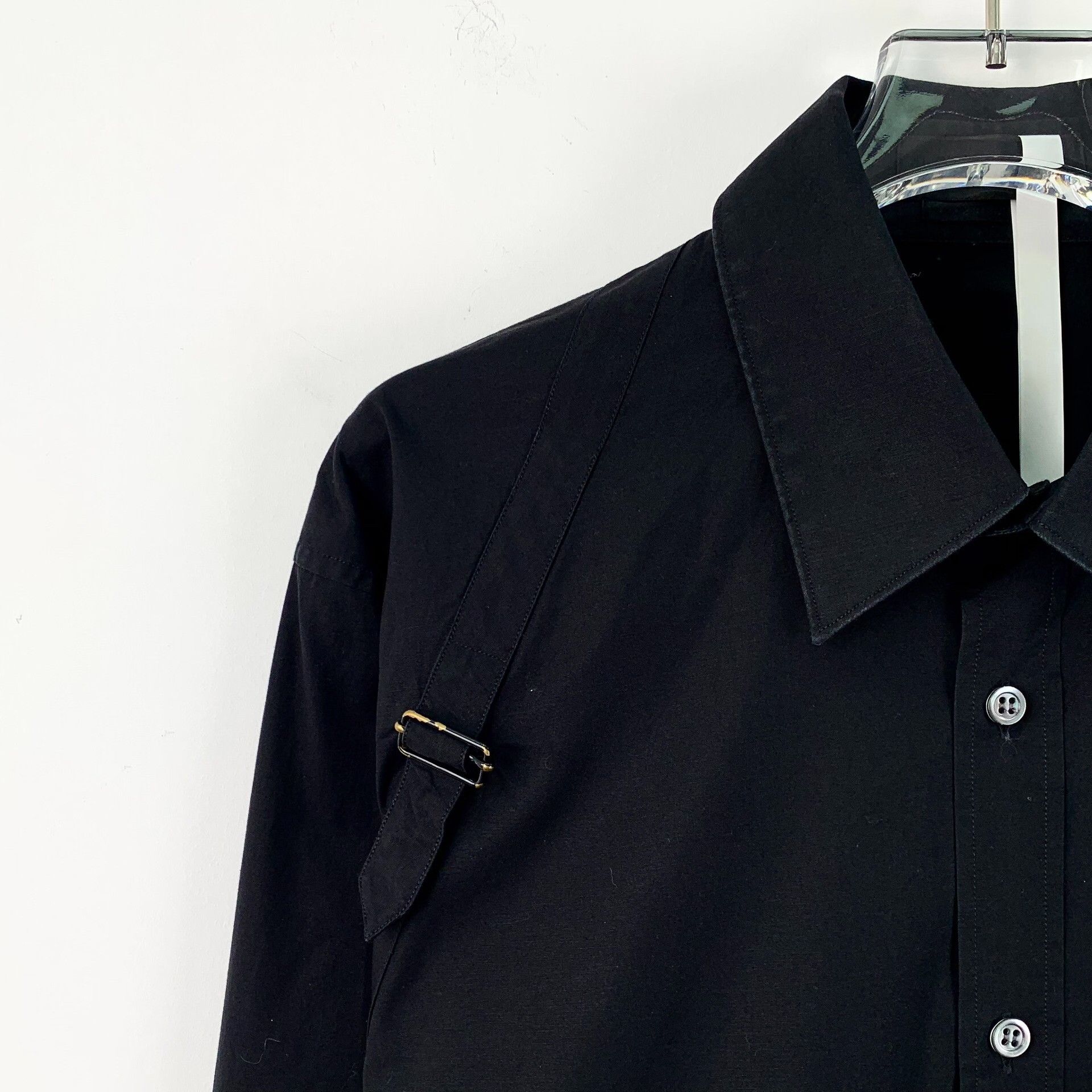 Alexander McQueen Alexander McQueen Buckle Strap Cotton Shirt 48 Size US M / EU 48-50 / 2 - 4 Thumbnail