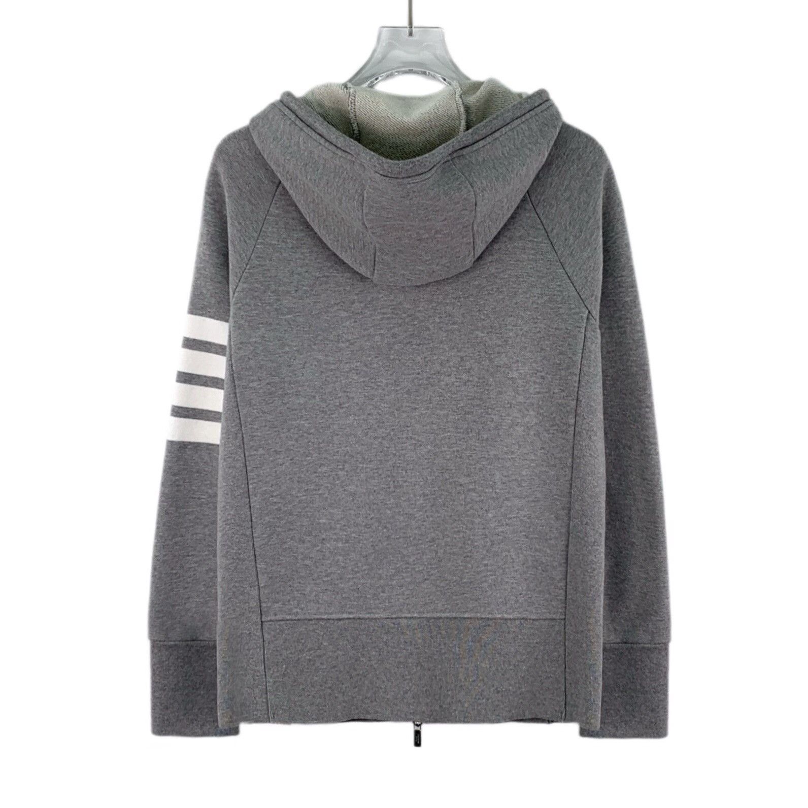Thom Browne Thom Browne 4-Bar Zip Hoodie Size 0 Size US XS / EU 42 / 0 - 3 Thumbnail