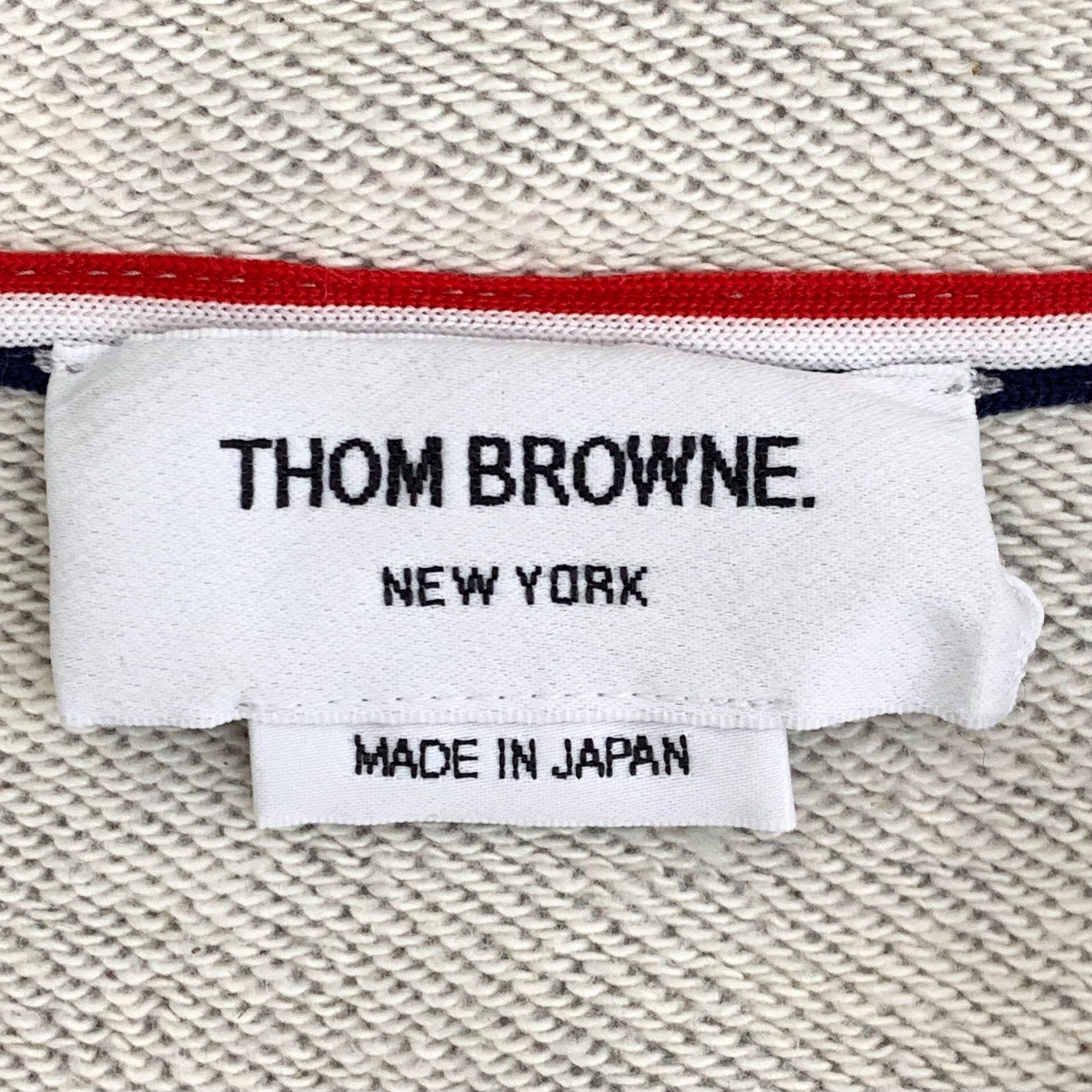 Thom Browne Thom Browne 4-Bar Zip Hoodie Size 0 Size US XS / EU 42 / 0 - 7 Thumbnail