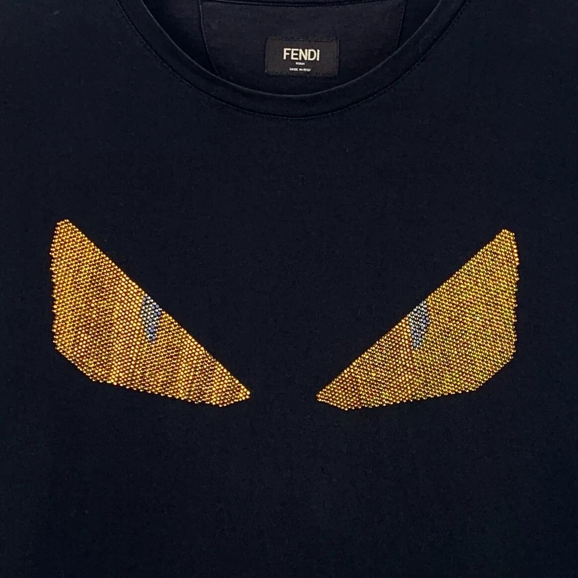 Fendi Fendi Crystal Monster Eyes Sweatshirt 48 Size US M / EU 48-50 / 2 - 5 Thumbnail