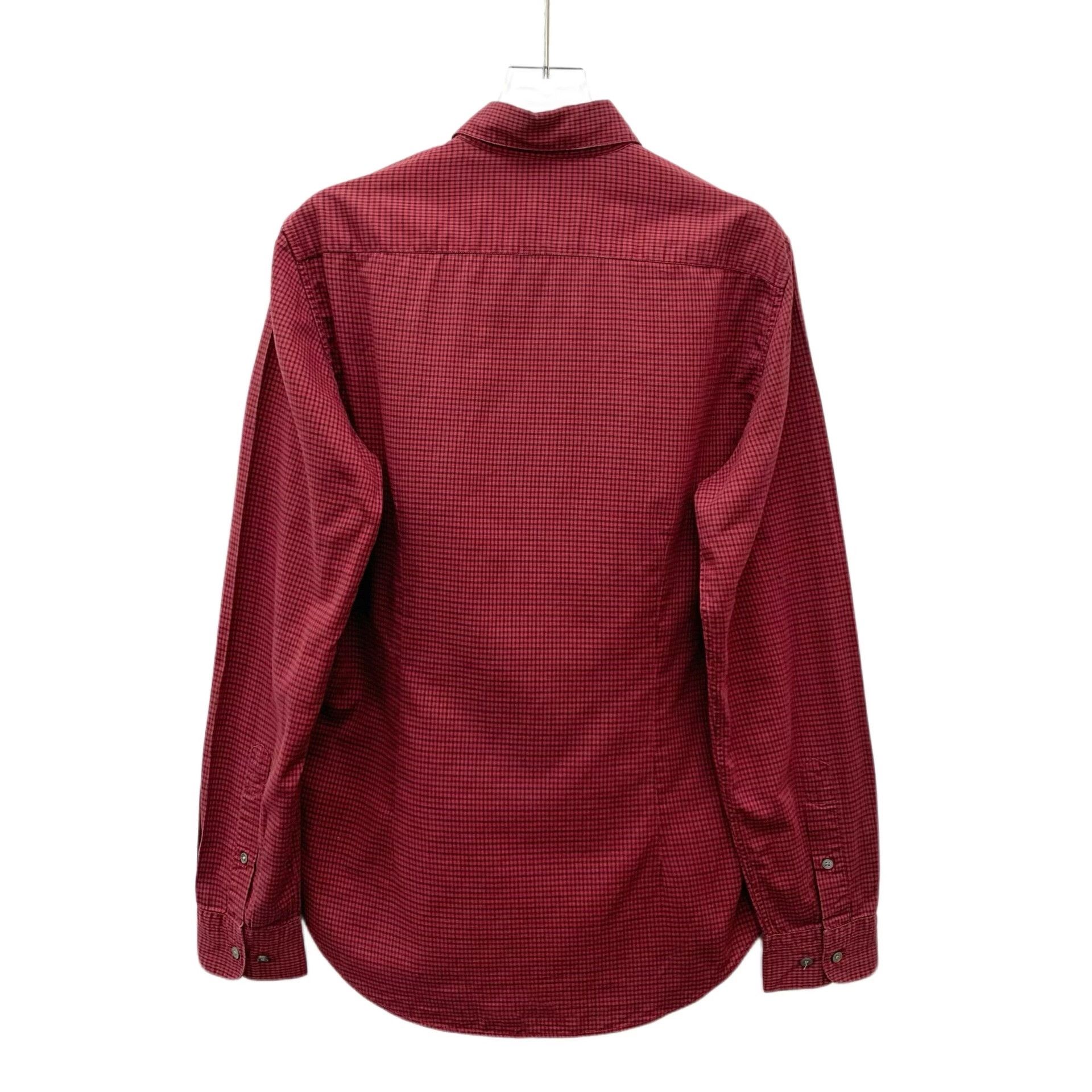 Louis Vuitton Louis Vuitton Red Grid Button Up Shirt XS Size US XS / EU 42 / 0 - 3 Thumbnail