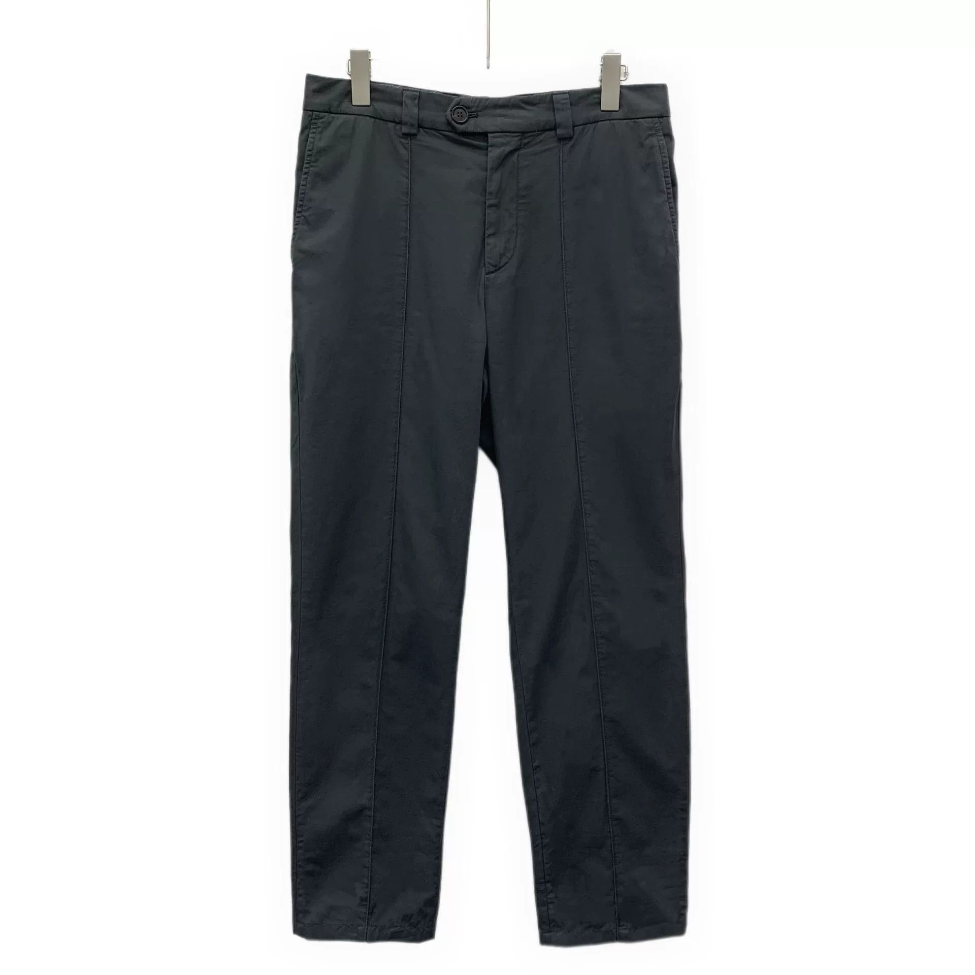 Brunello Cucinelli Brunello Cucinelli Gray Cotton Casual Pants 48 Size US 32 / EU 48 - 2 Thumbnail