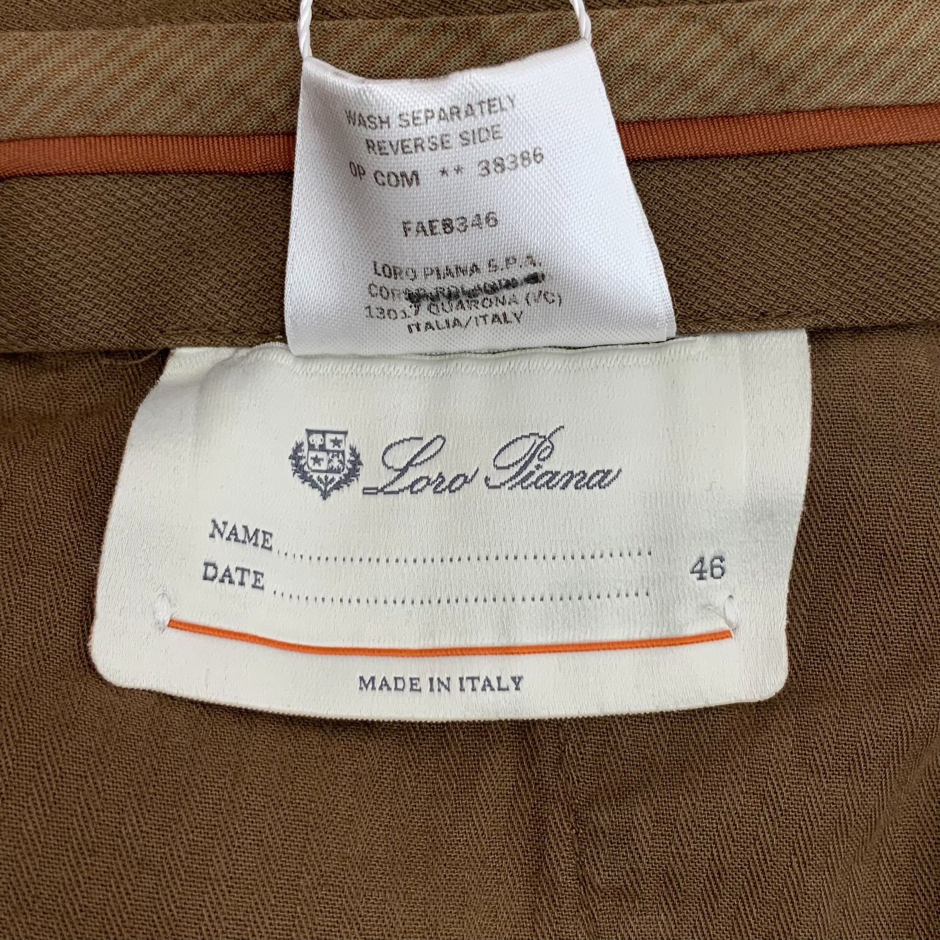 Loro Piana Loro Piana Cotton Casual Pants Size 46 Size US 30 / EU 46 - 8 Thumbnail