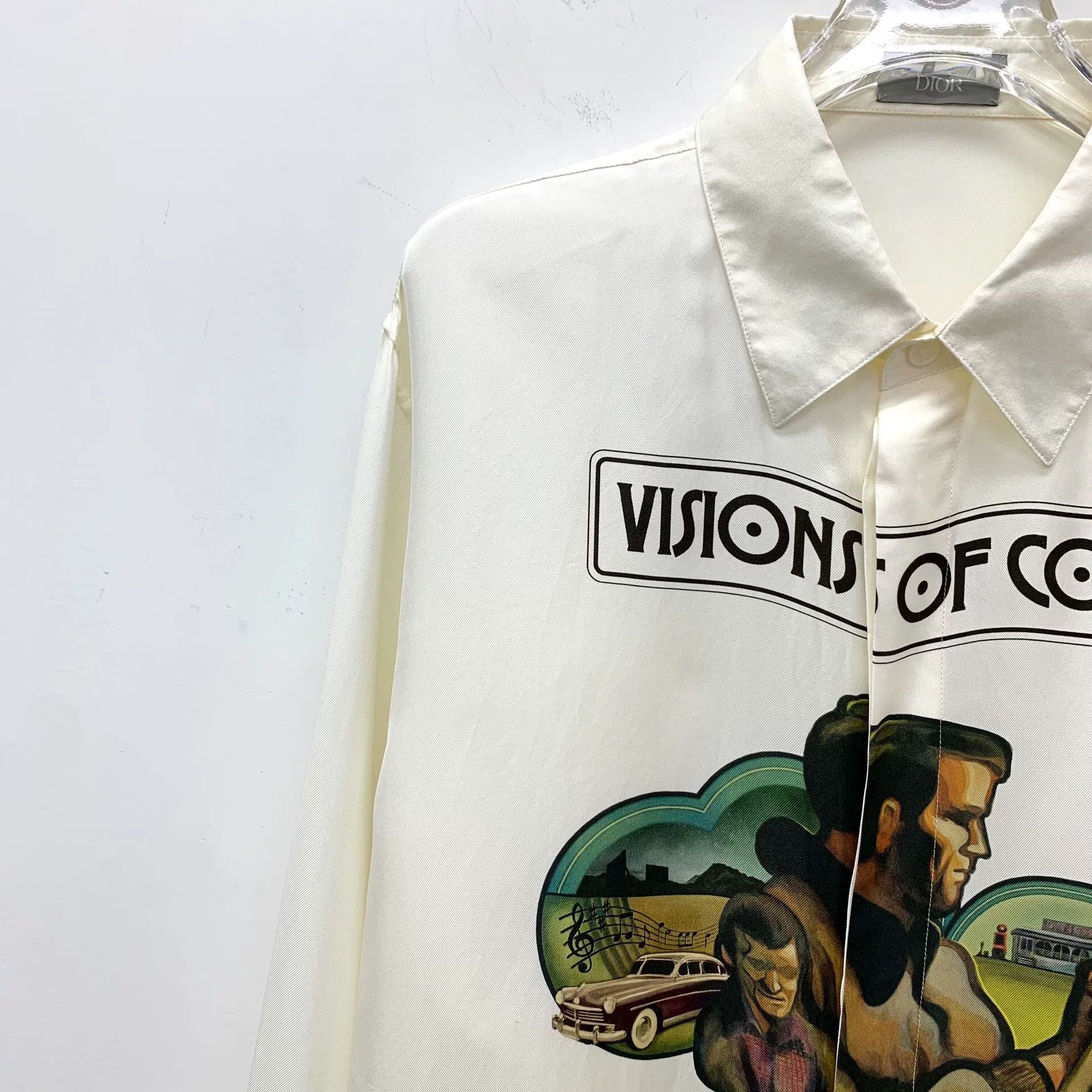 Dior Dior Kerouac Graphic Silk Shirt Size 41 Size US L / EU 52-54 / 3 - 4 Thumbnail