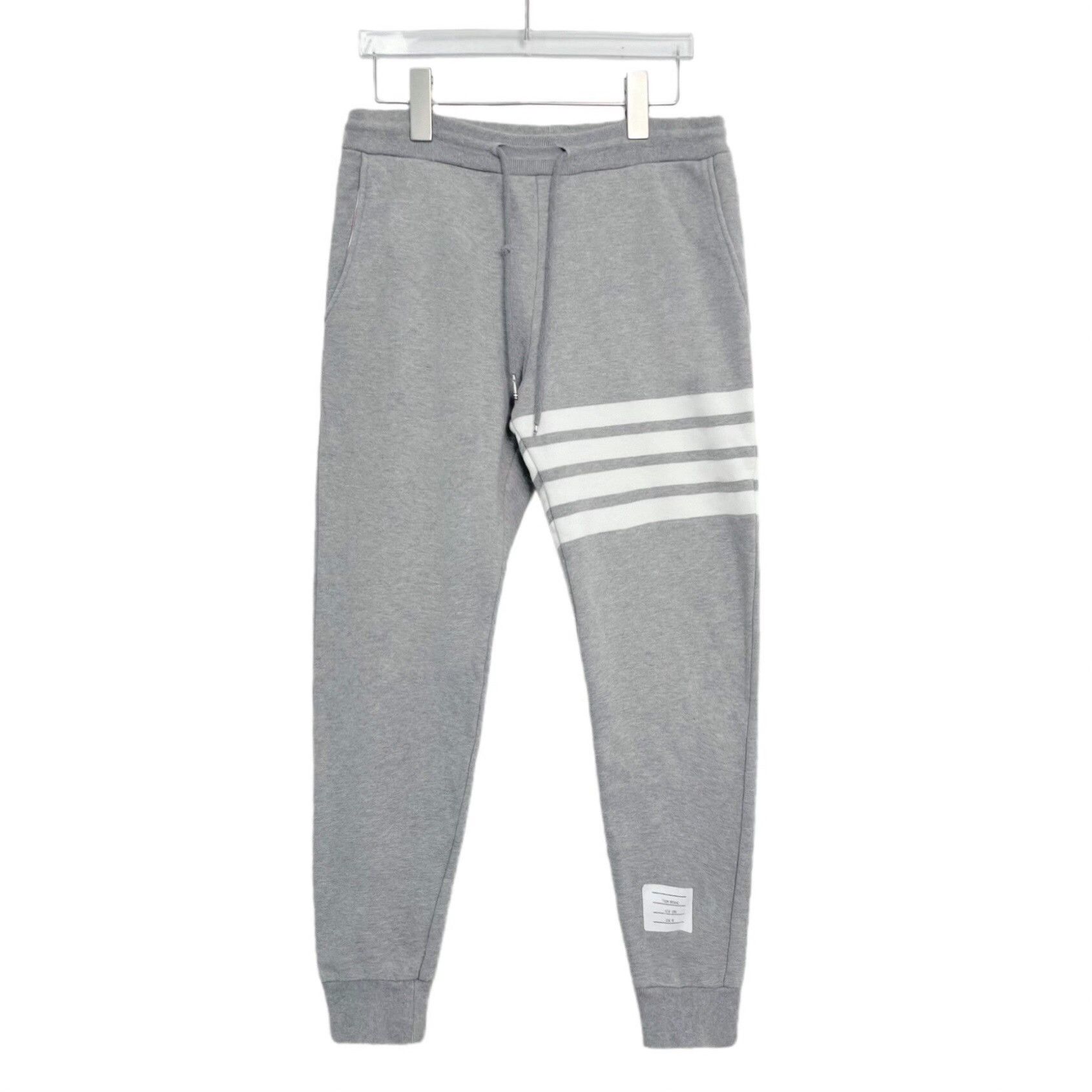 Thom Browne Thom Browne 4-Bar Classic Jersey Sweatpants Size 00 Size US 39 - 2 Thumbnail