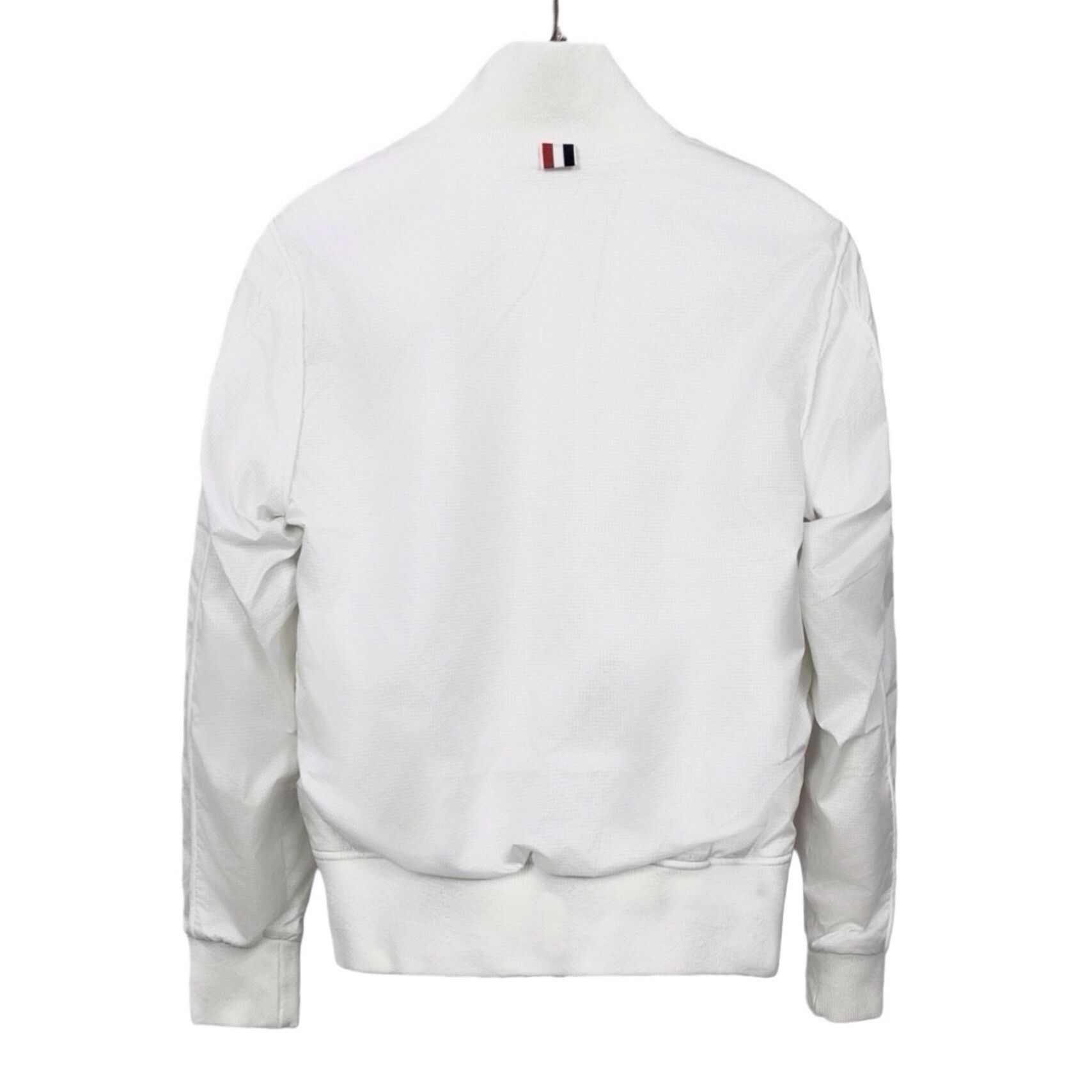 Thom Browne Thom Browne Striped Zip-Up Bomber Jacket Size 0 Size US XS / EU 42 / 0 - 3 Thumbnail
