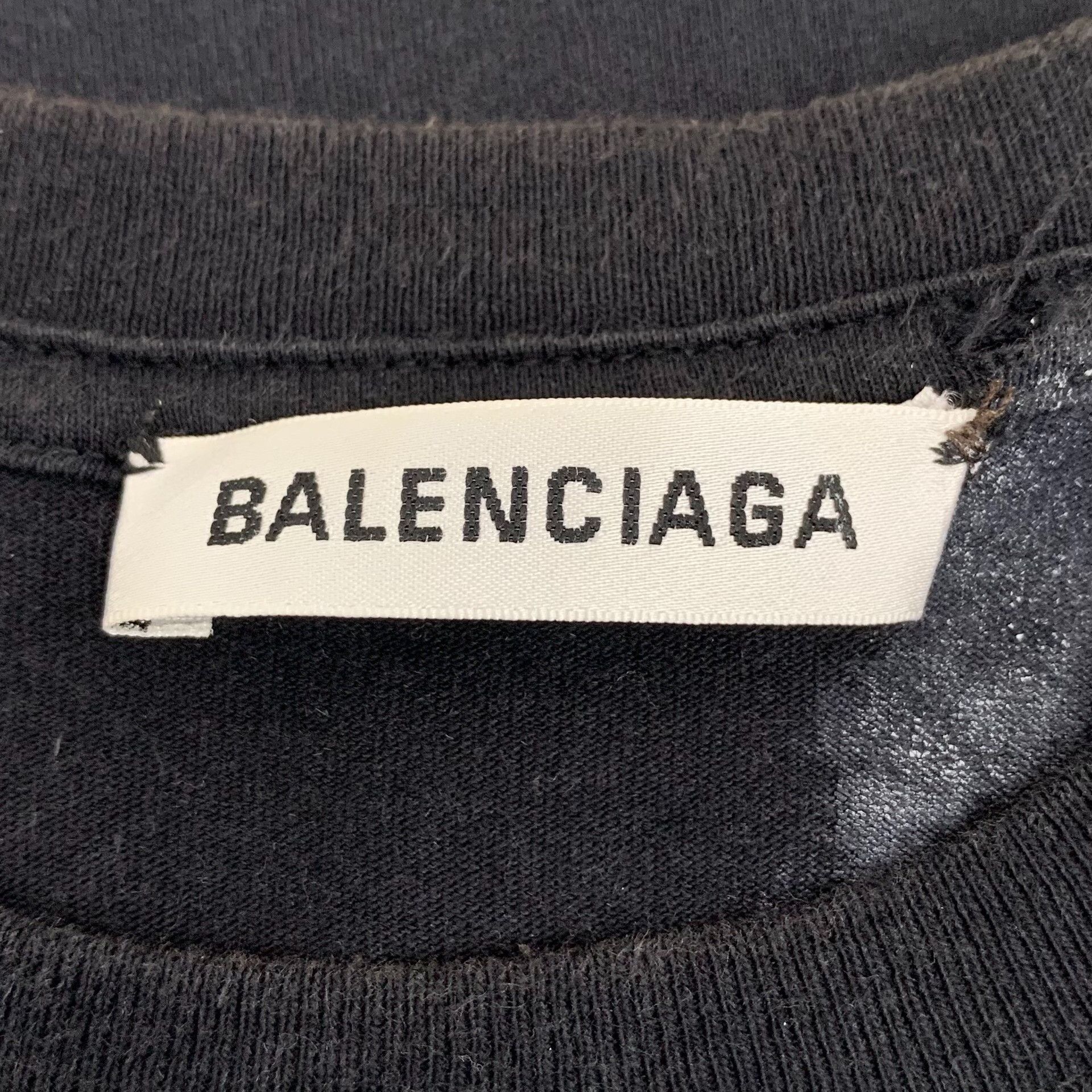 Balenciaga Balenciaga Rainbow Logo Embroidered T-Shirt M Size US M / EU 48-50 / 2 - 6 Thumbnail