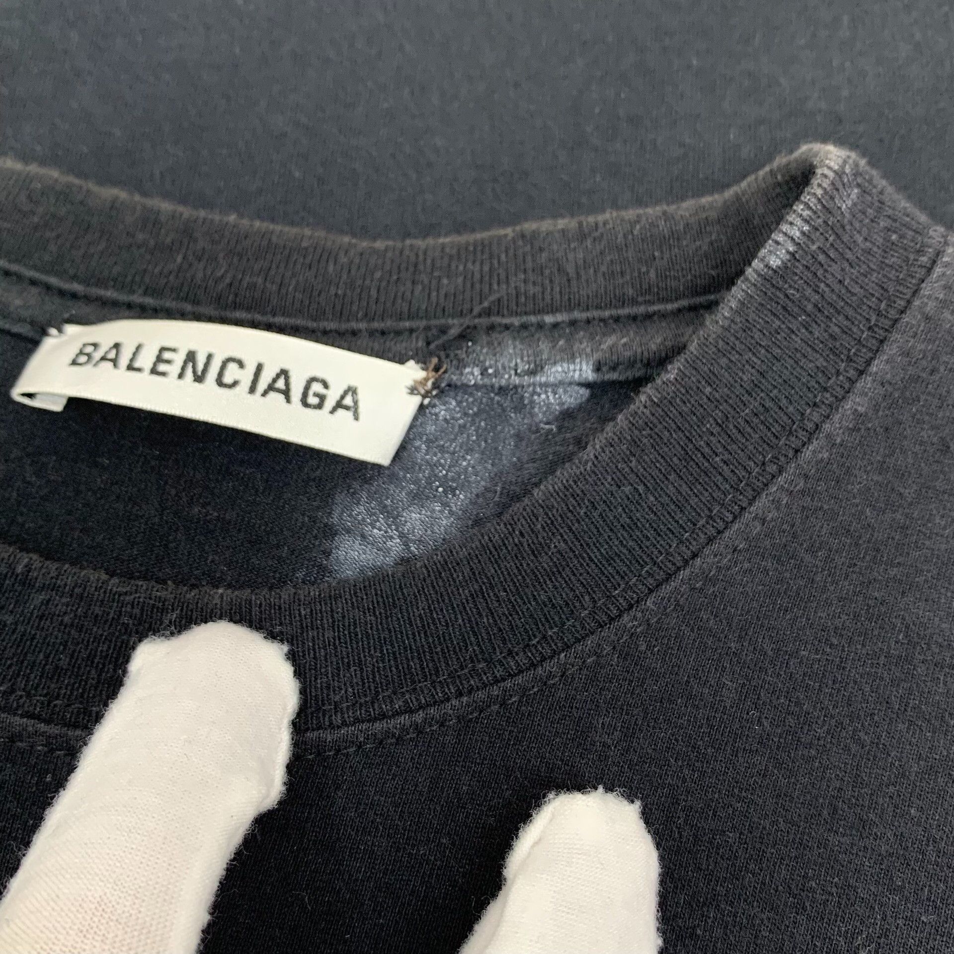 Balenciaga Balenciaga Rainbow Logo Embroidered T-Shirt M Size US M / EU 48-50 / 2 - 10 Thumbnail