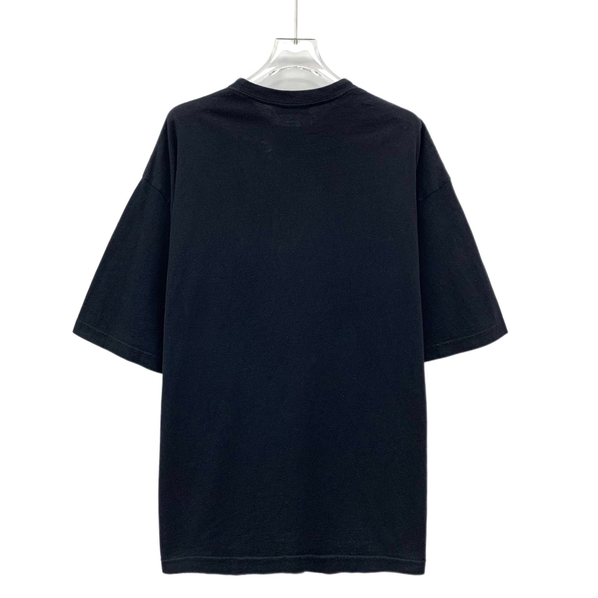 Balenciaga Balenciaga Rainbow Logo Embroidered T-Shirt M Size US M / EU 48-50 / 2 - 3 Thumbnail