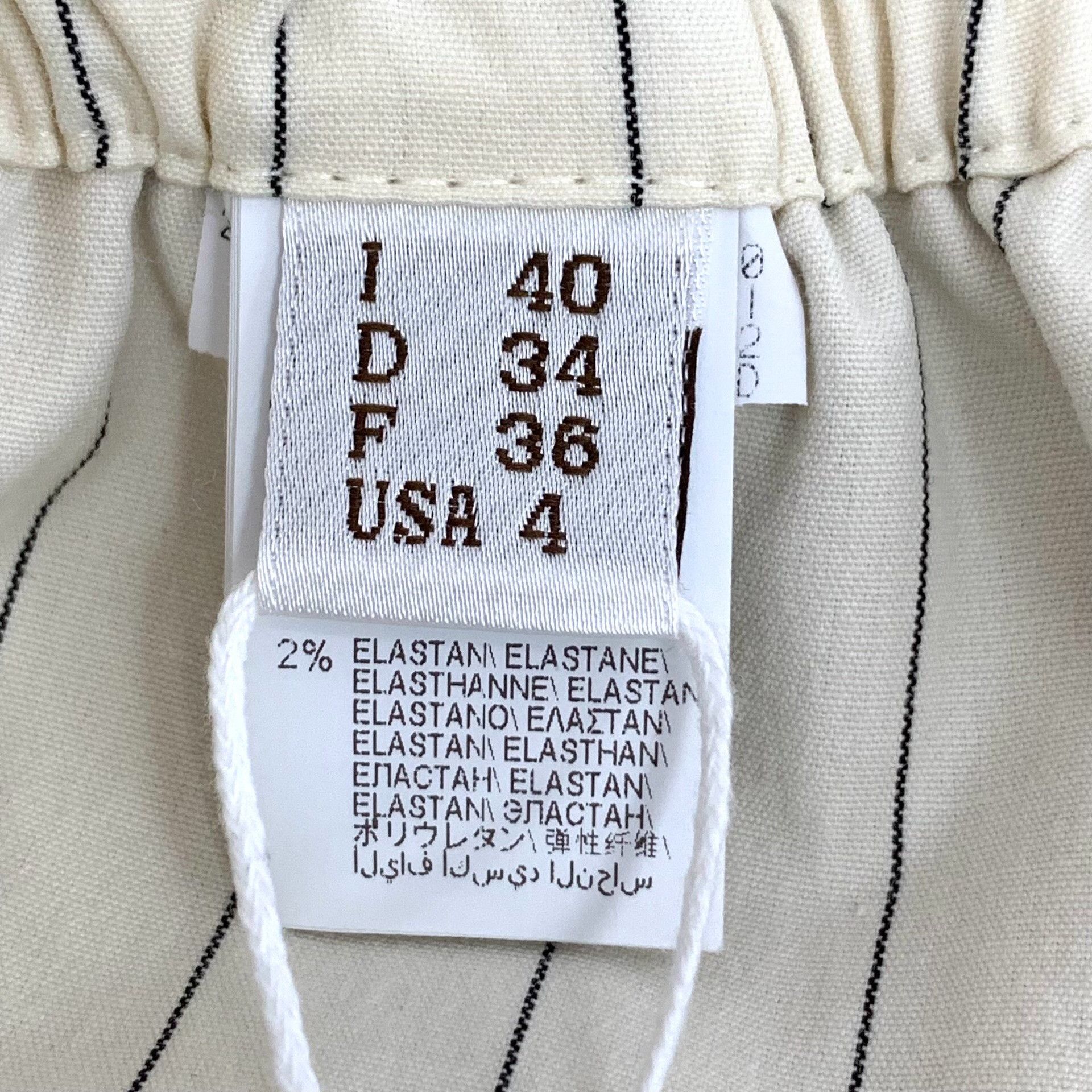 Brunello Cucinelli Brunello Cucinelli Pinstripe Cotton Pants it_40 Size 27" / US 4 / IT 40 - 8 Thumbnail
