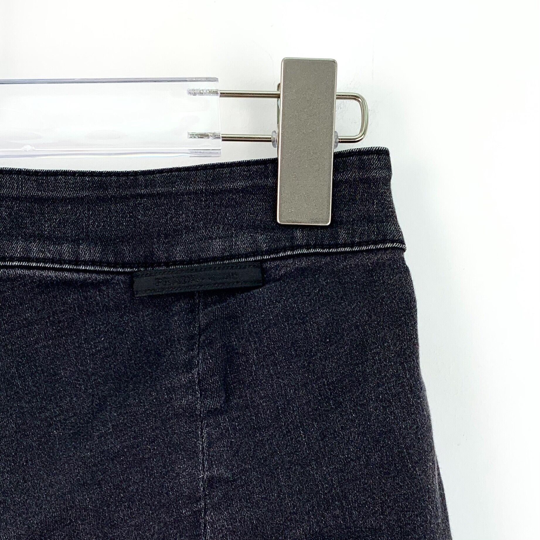 Prada Prada Black Skinny Denim Jeans 26 Size 26" / US 2 / IT 38 - 6 Thumbnail