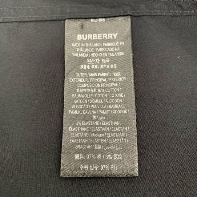 Burberry Burberry Black Patch Logo Button Up Shirt M Size US M / EU 48-50 / 2 - 8 Thumbnail
